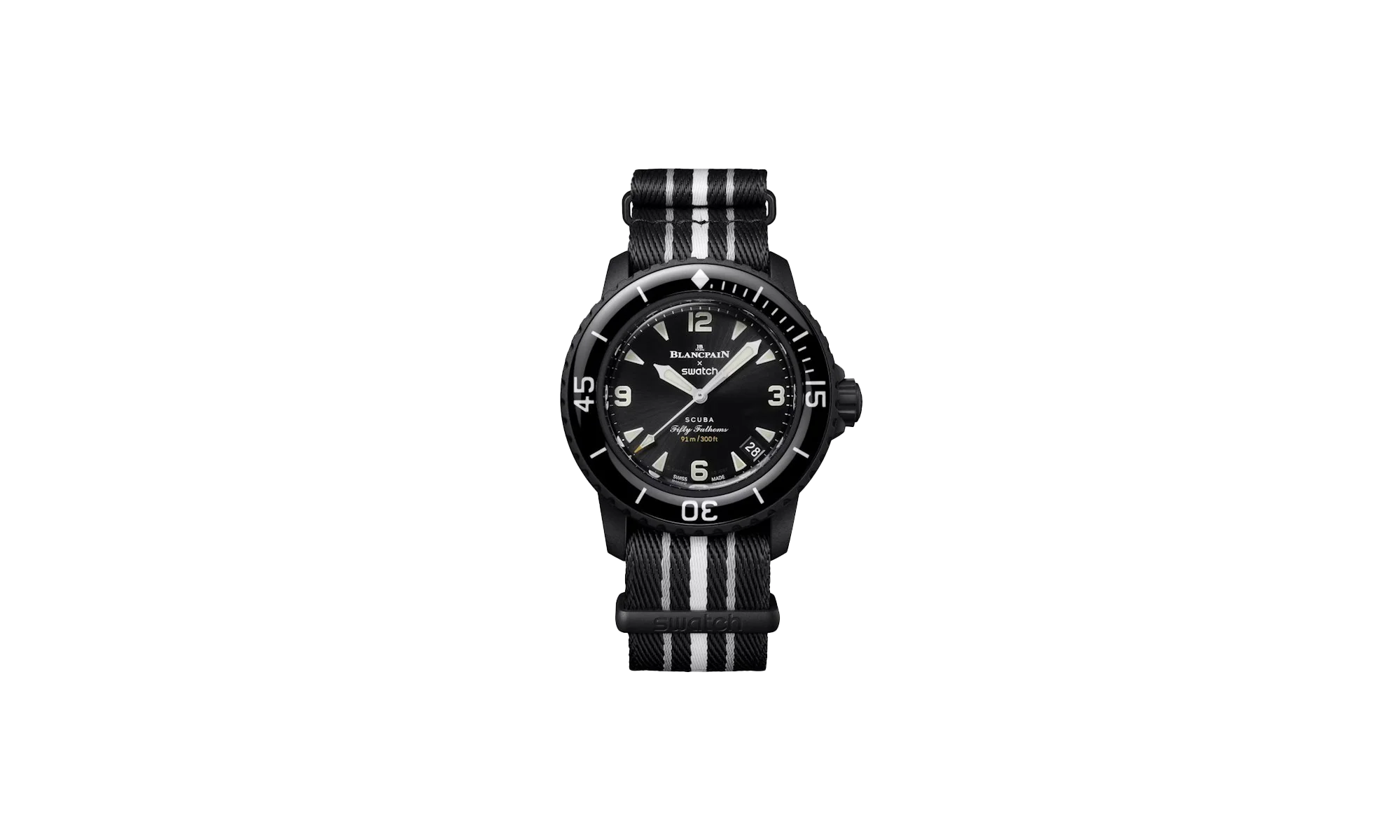 Blancpain x Swatch Scuba Fifty Fathoms "Ocean of Storms" SO35B400 - Image 2