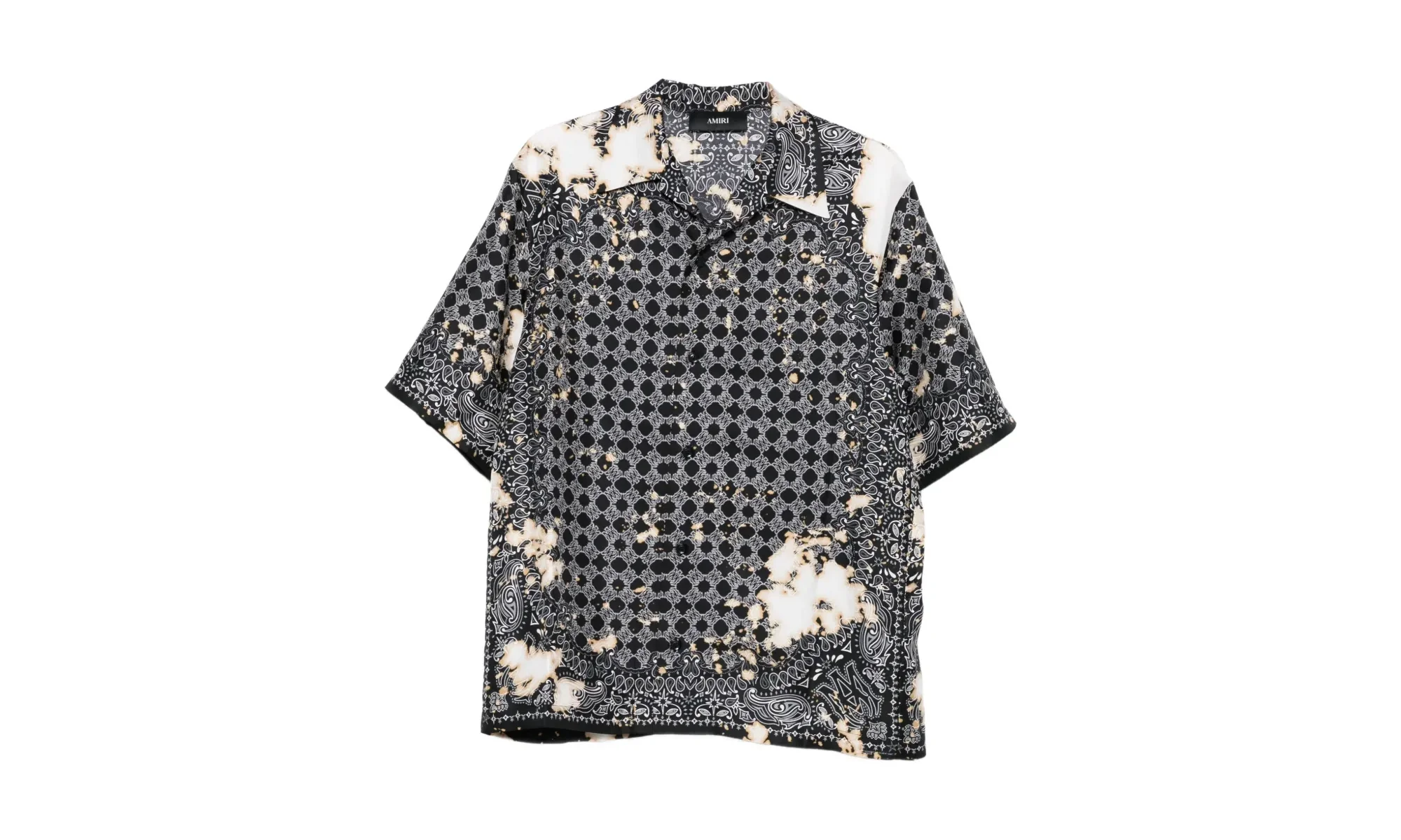 Bleach Bandana Bowling Shirt "BLACK" AMSTCA1159