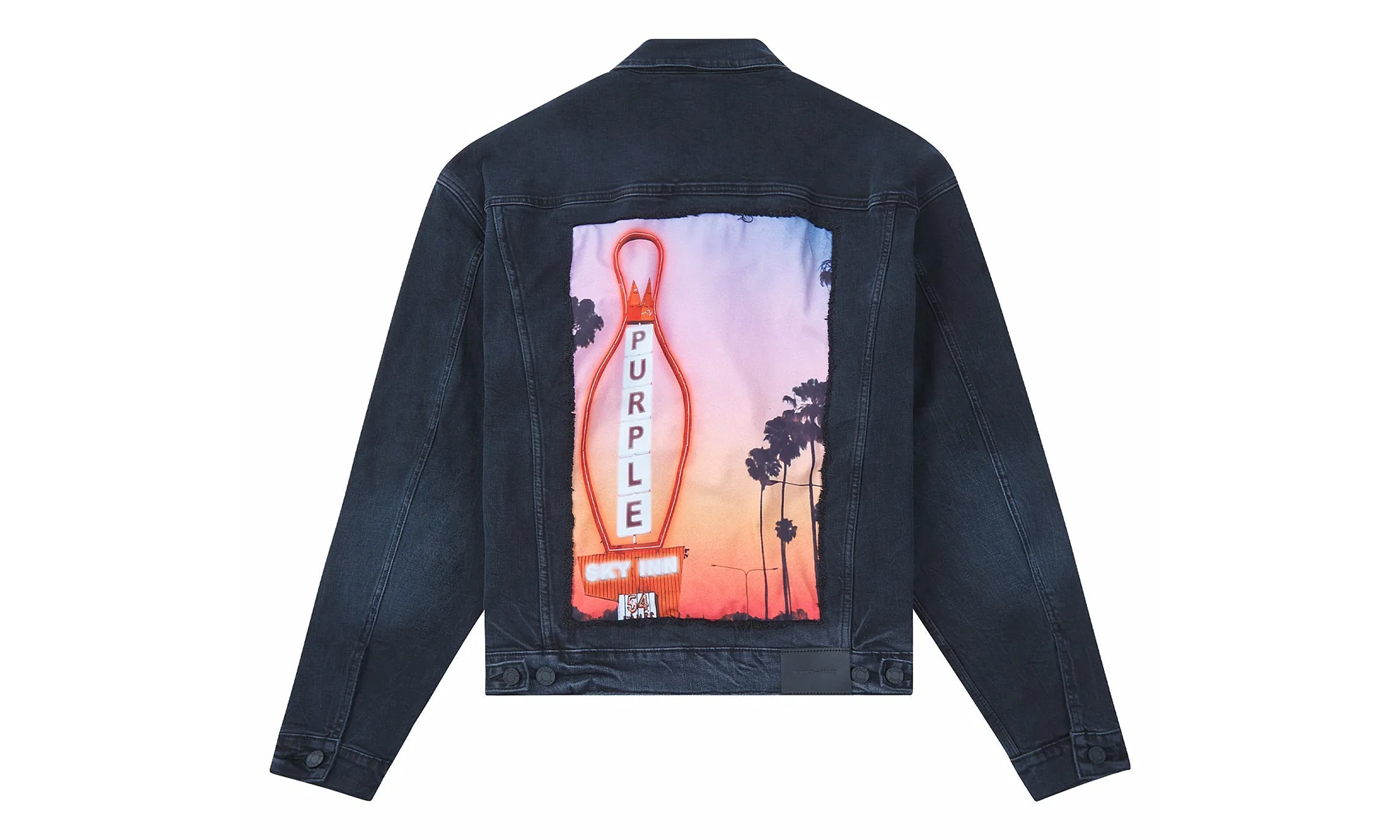 Blue Sky Denim Jacket "Orange" P027 PBCS824 - Image 2
