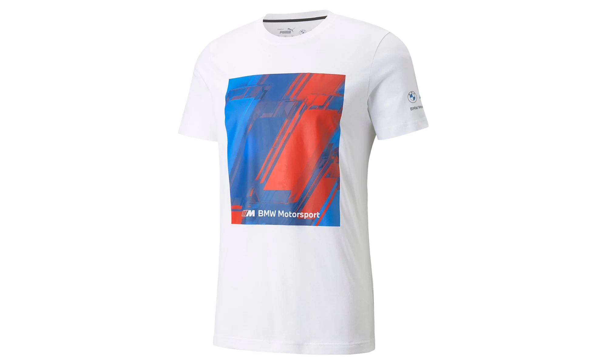 BMW Motorsport ABSTRACT GRAPHIC TEE "Puma White" 531195 02