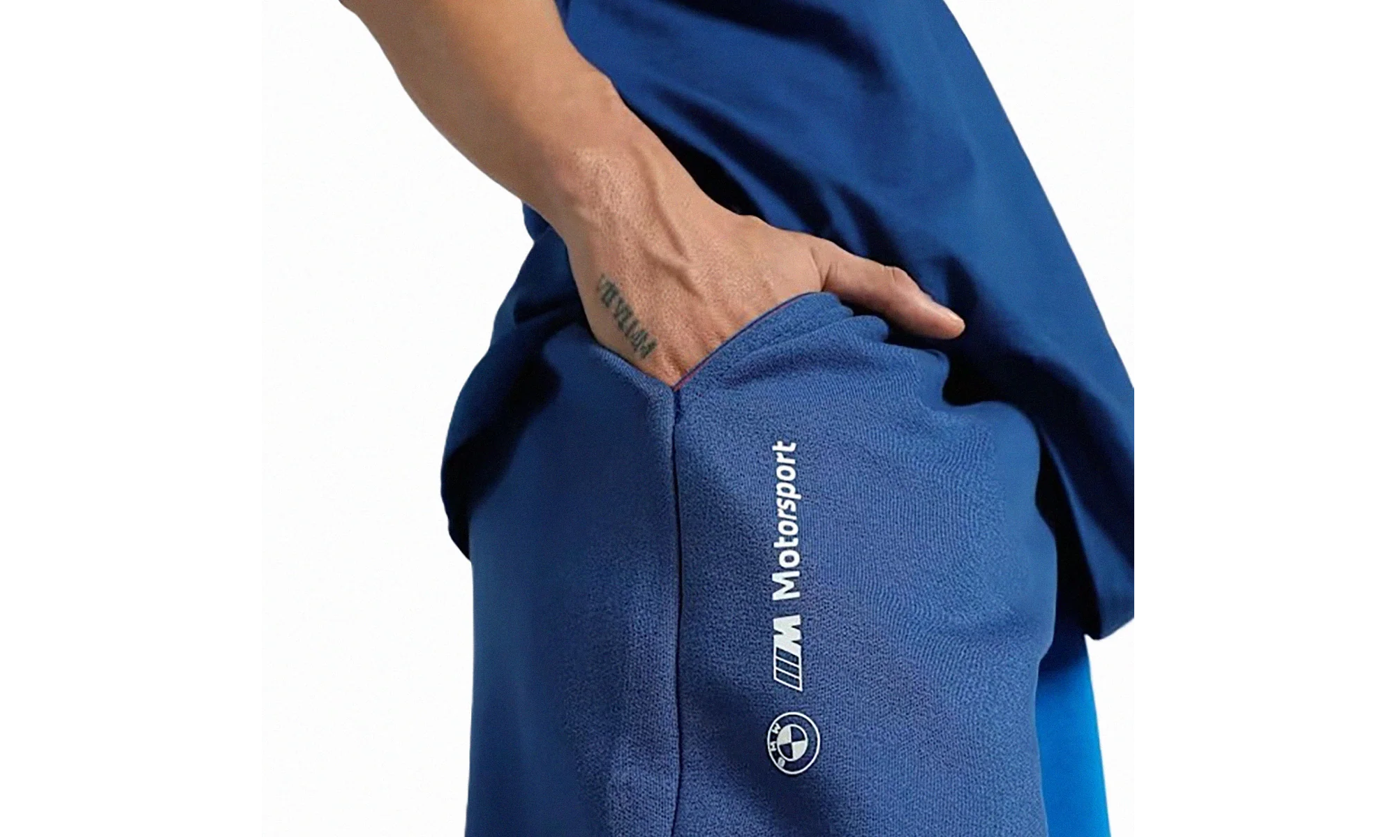 BMW MOTORSPORT ESS+ PANTS FLEECE "Pro Blue - M" 627499 04 - Image 2