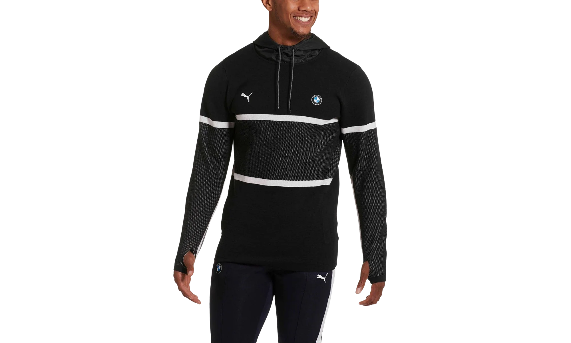 BMW Motorsport Evoknit Midlayer "Puma Black" 577777 01 - Image 2