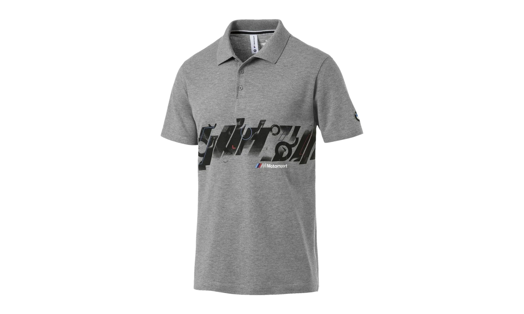 BMW Motorsport Graphic Polo "Medium Gray Heather" 577789 03