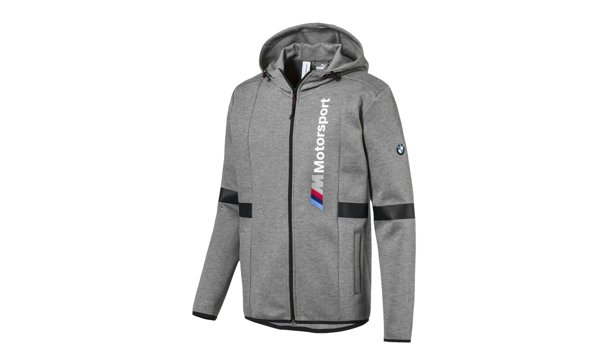 BMW Motorsport Hooded Sweat Jacket "Medium Gray Heather" 576652 03
