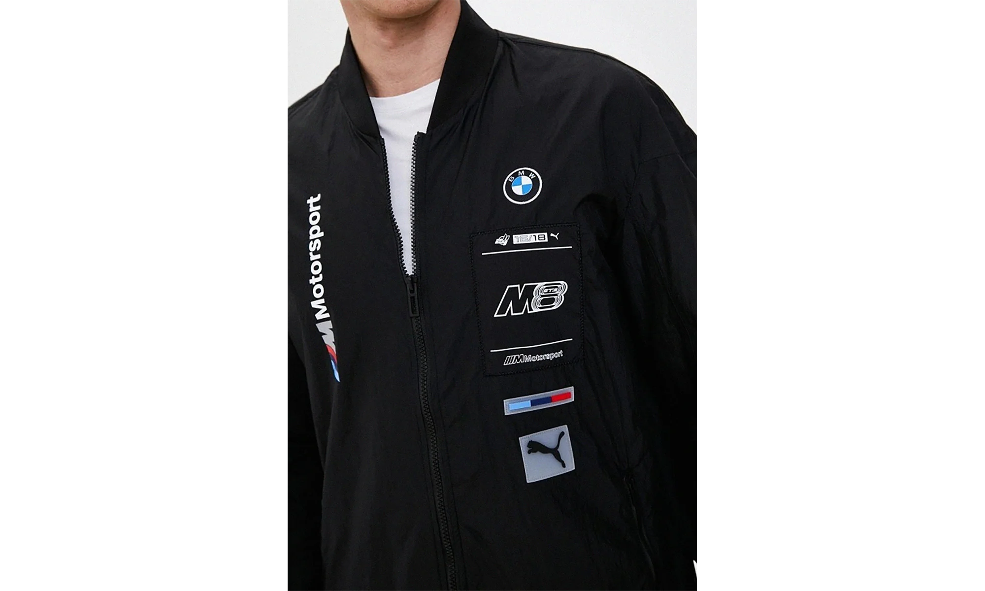 BMW MOTORSPORT Street Jacket "Puma Black" TL50294 01 - Image 2
