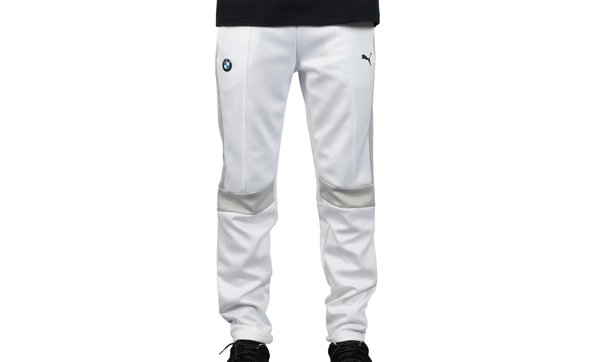 BMW Motorsport T7 Track Pants "Puma White" 577787 02 - Image 3
