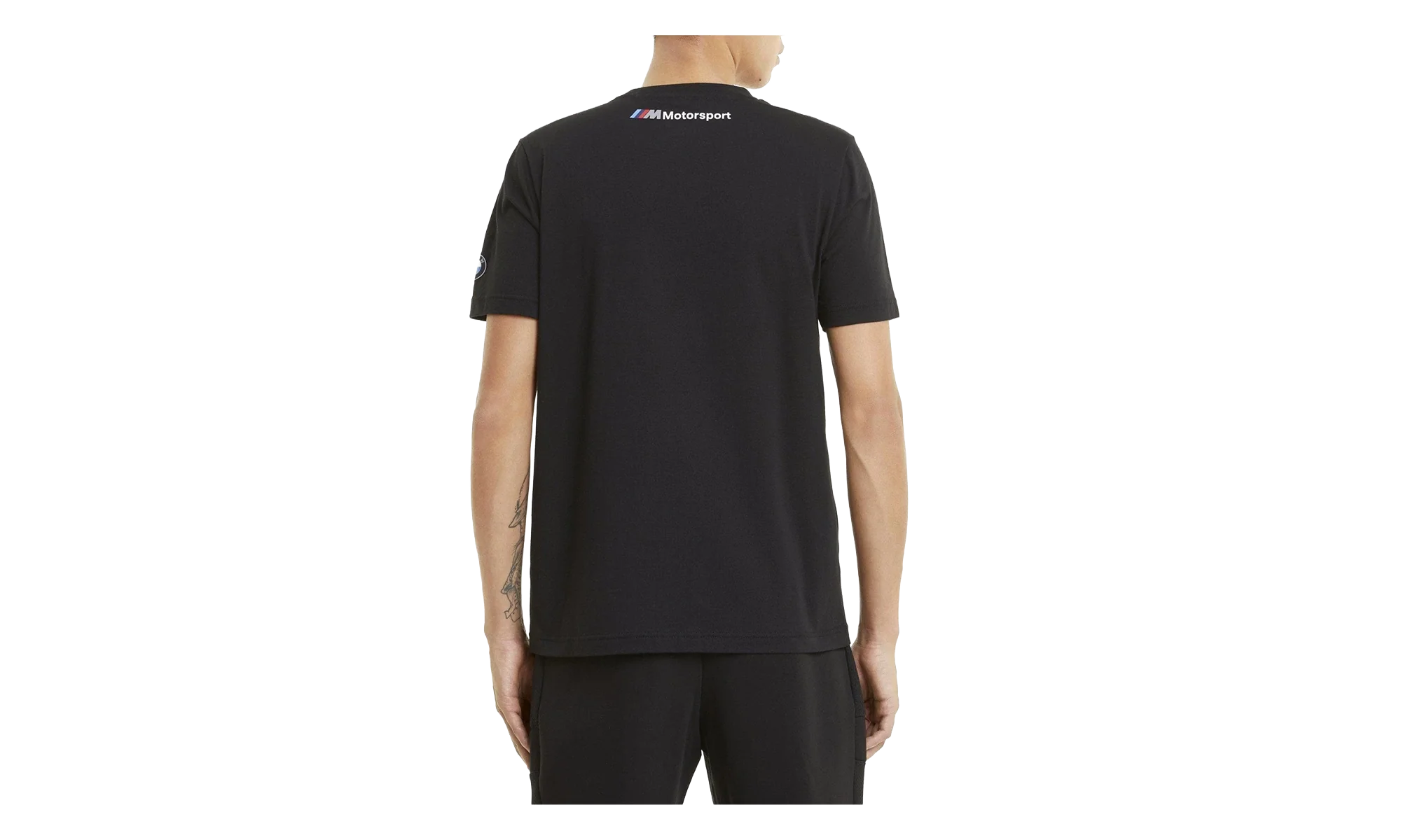 BMW Motorsport Vintage Tee "Black" 599492 01 - Image 2