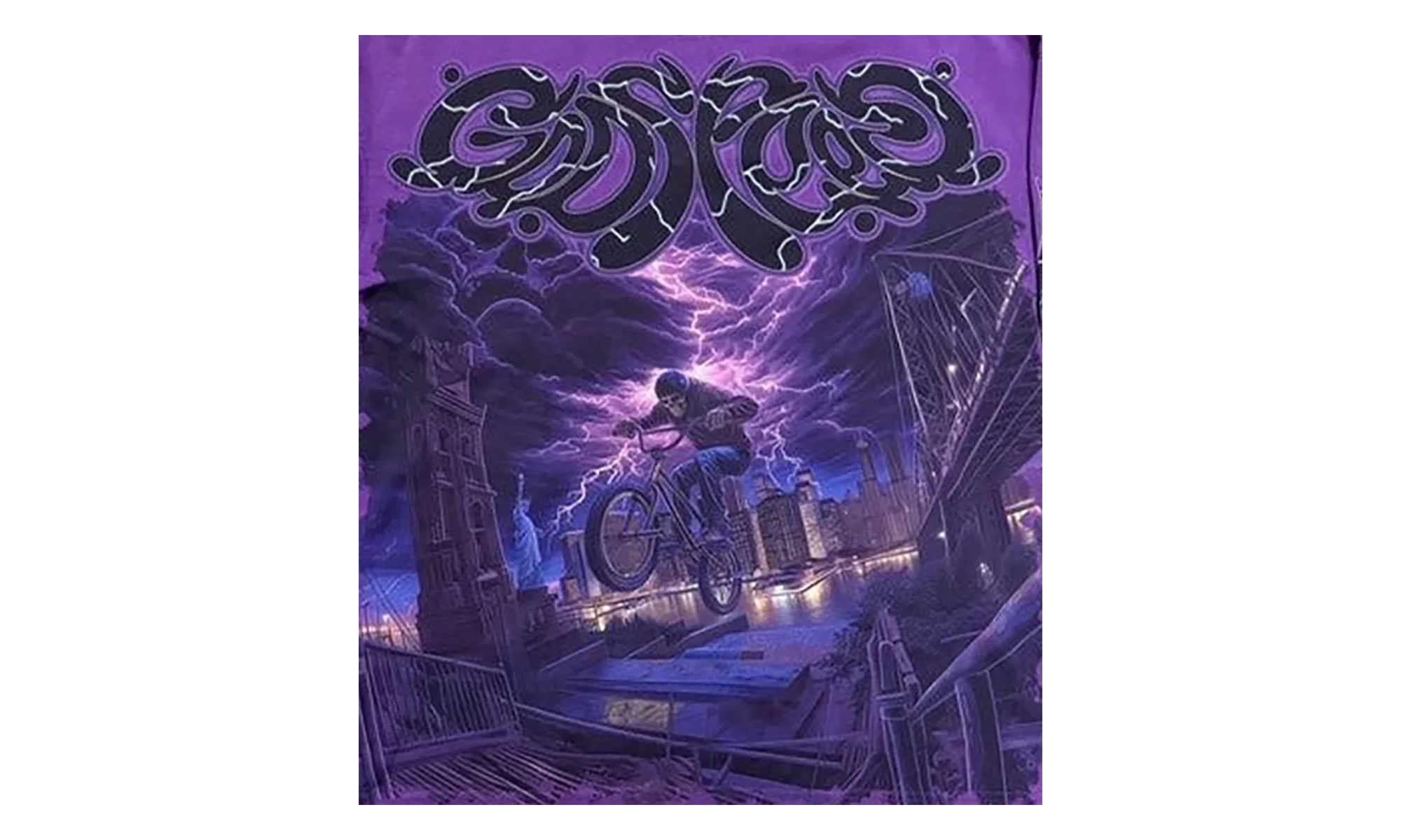 BMX Long Sleeves Tee "Grape" GS044 - Image 2