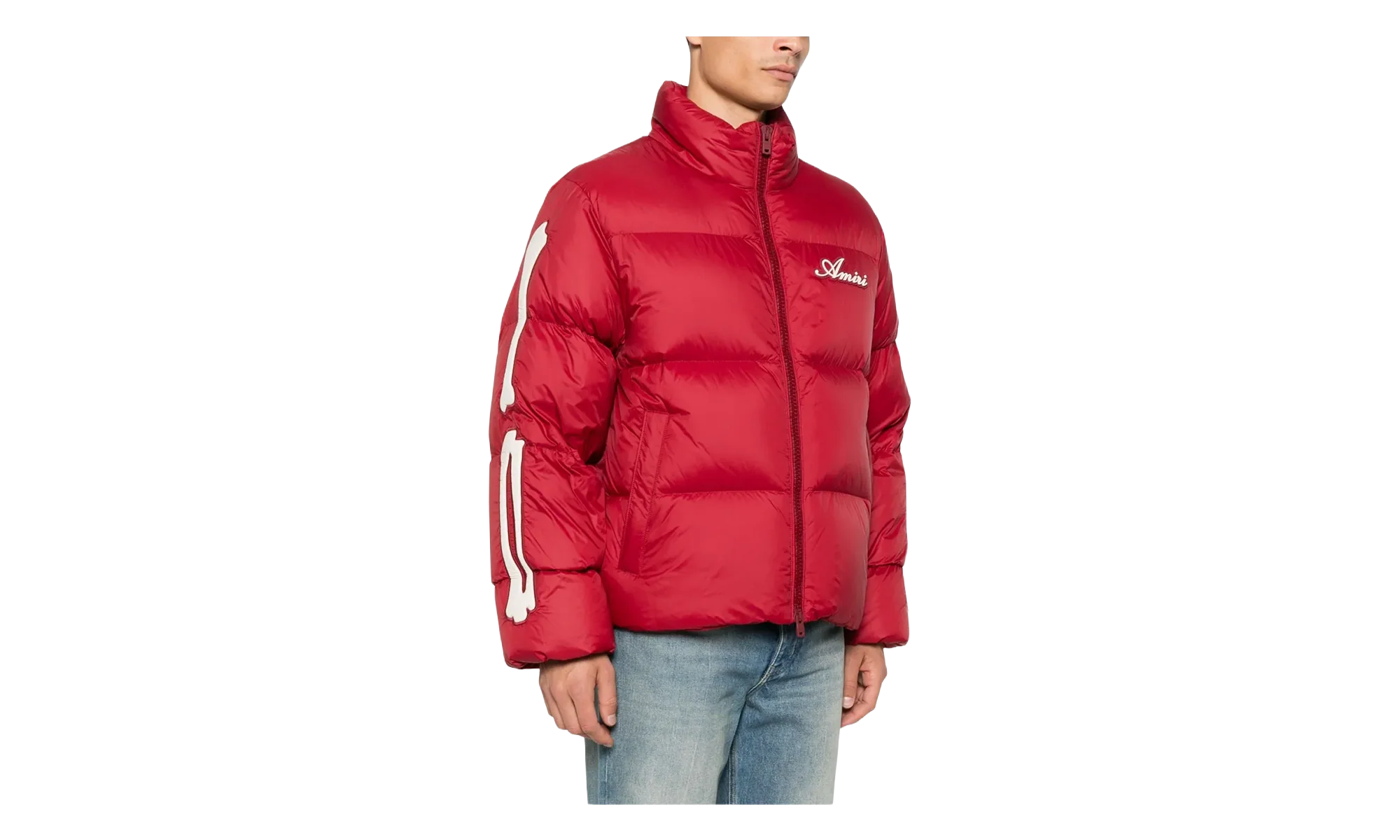 Bones Down Jacket "Deep Red" AMOUDW1008 644 - Image 2
