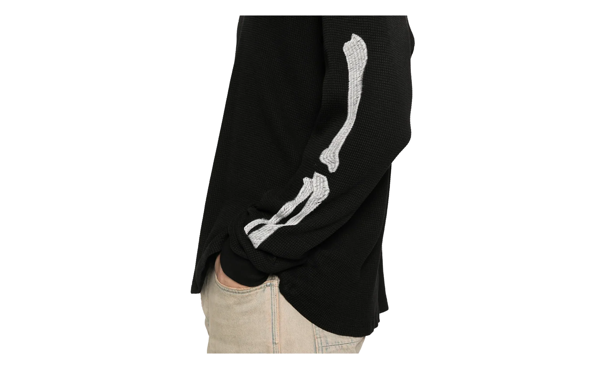 Bones Long-Sleeve Tee "Black" AMTOJR1032 001 - Image 2