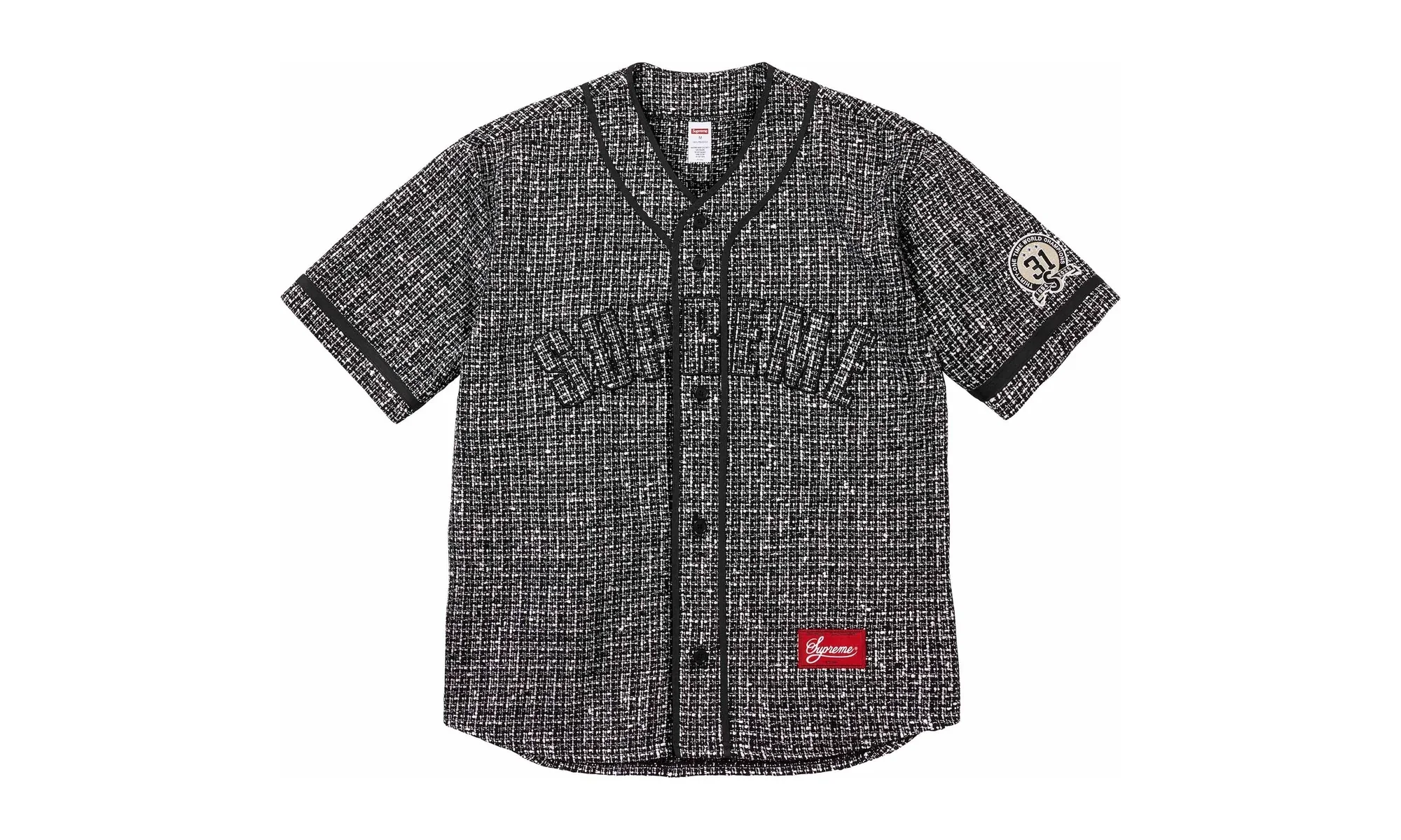 Boucle Baseball Jersey "FW25 - Black" SU26769