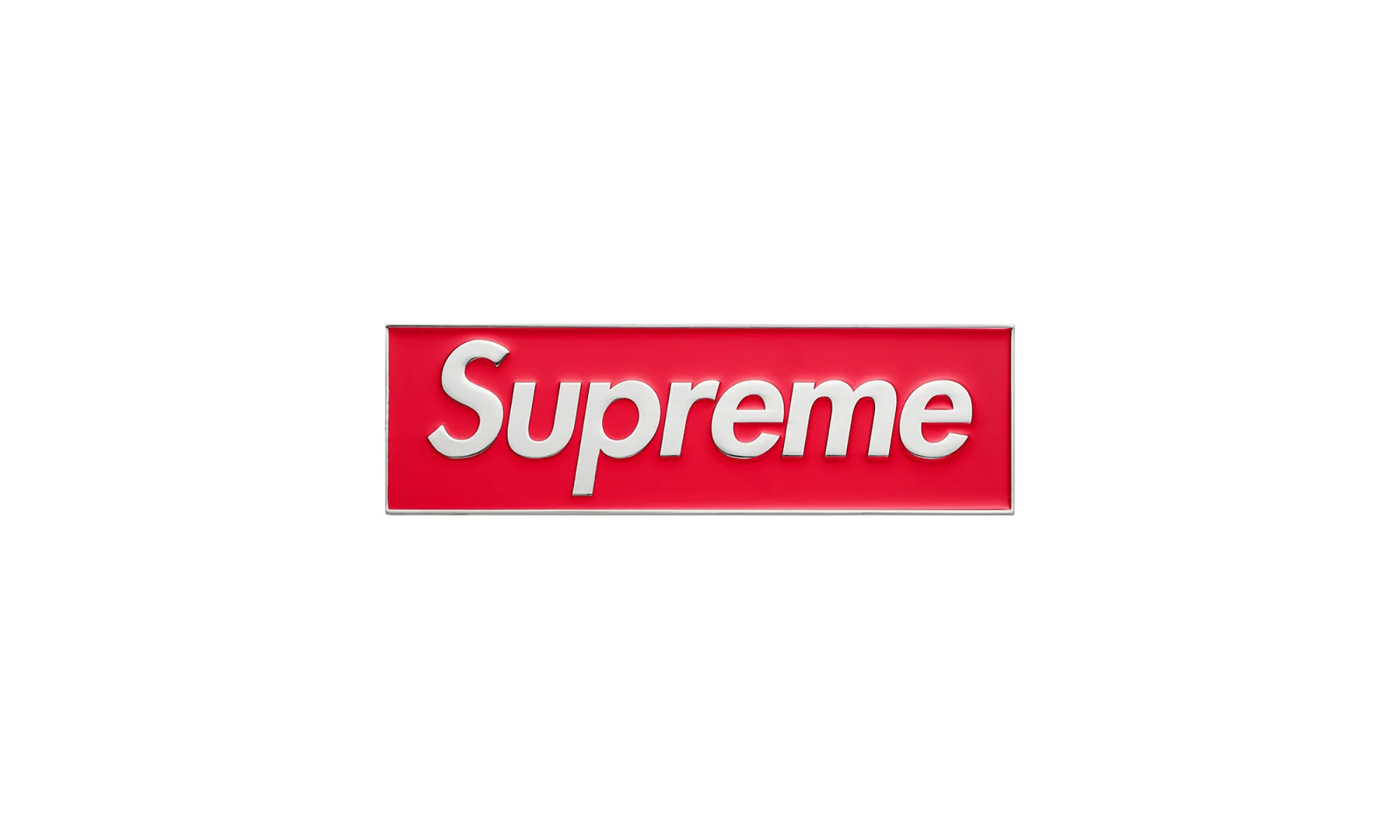 Box Logo Car Emblem "Red" SU26726