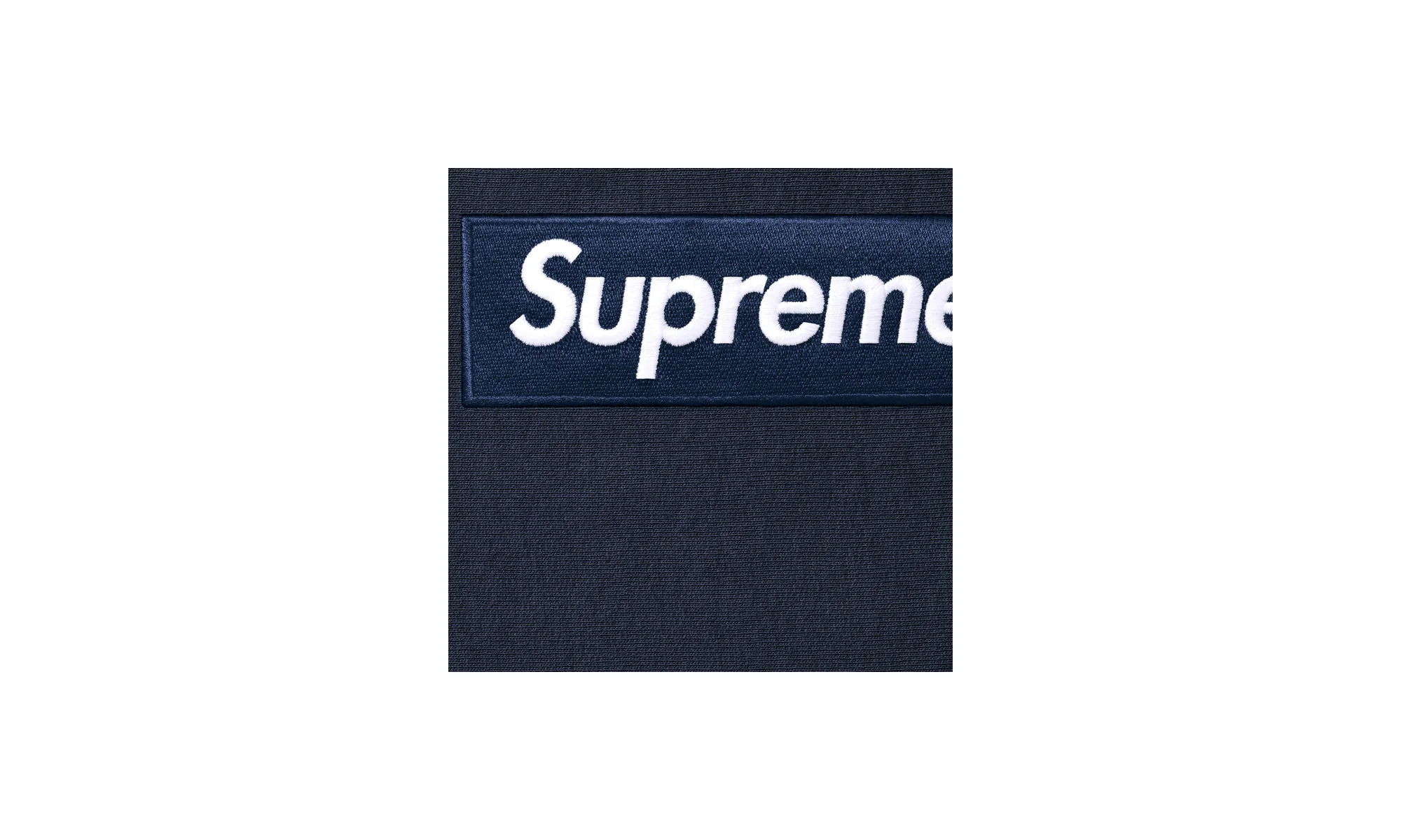 Box Logo Hooded Sweatshirt "FW25 - NAVY" SU26707 - Image 2