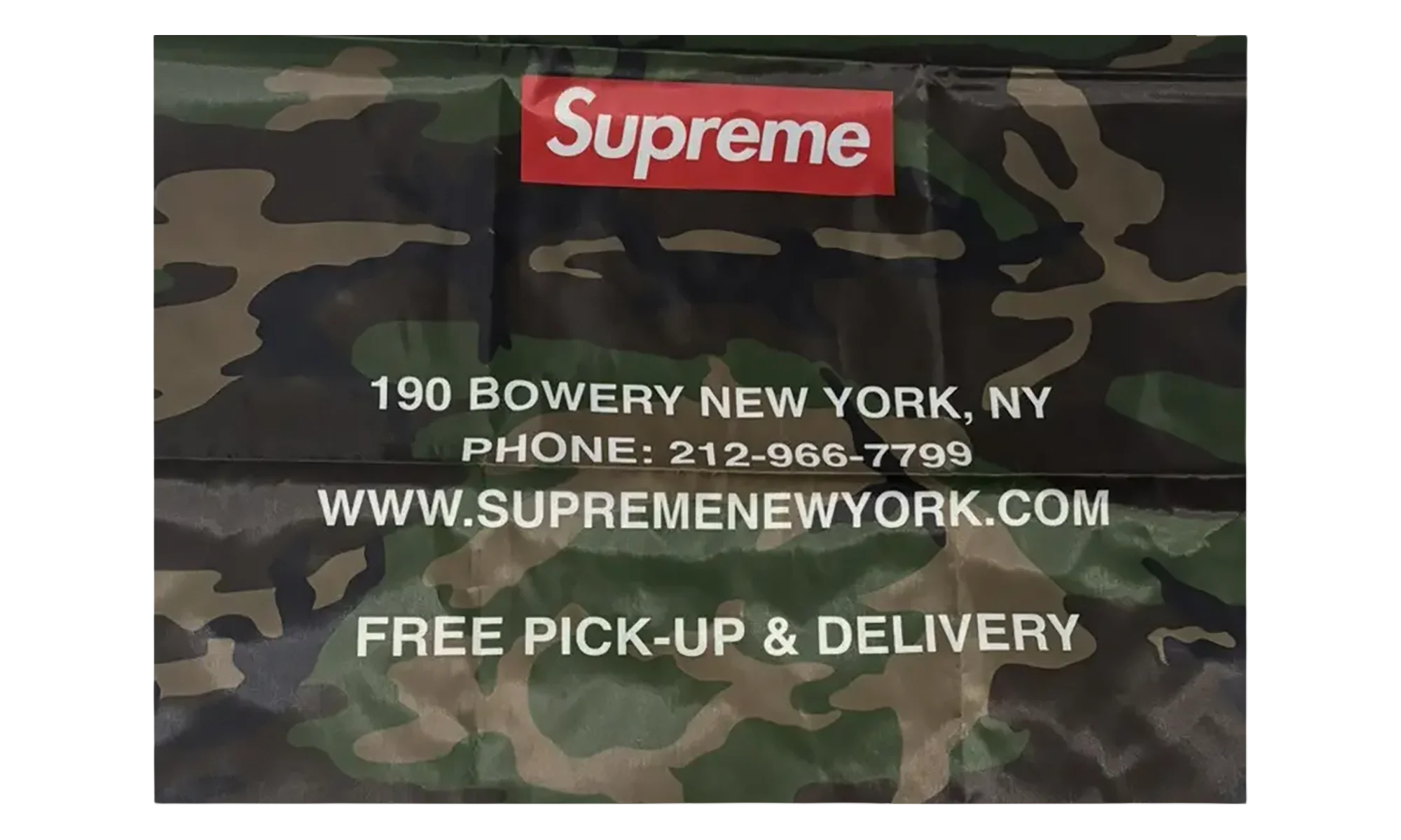 Box Logo Laundry Bag. "Camo" SU26617 - Image 2
