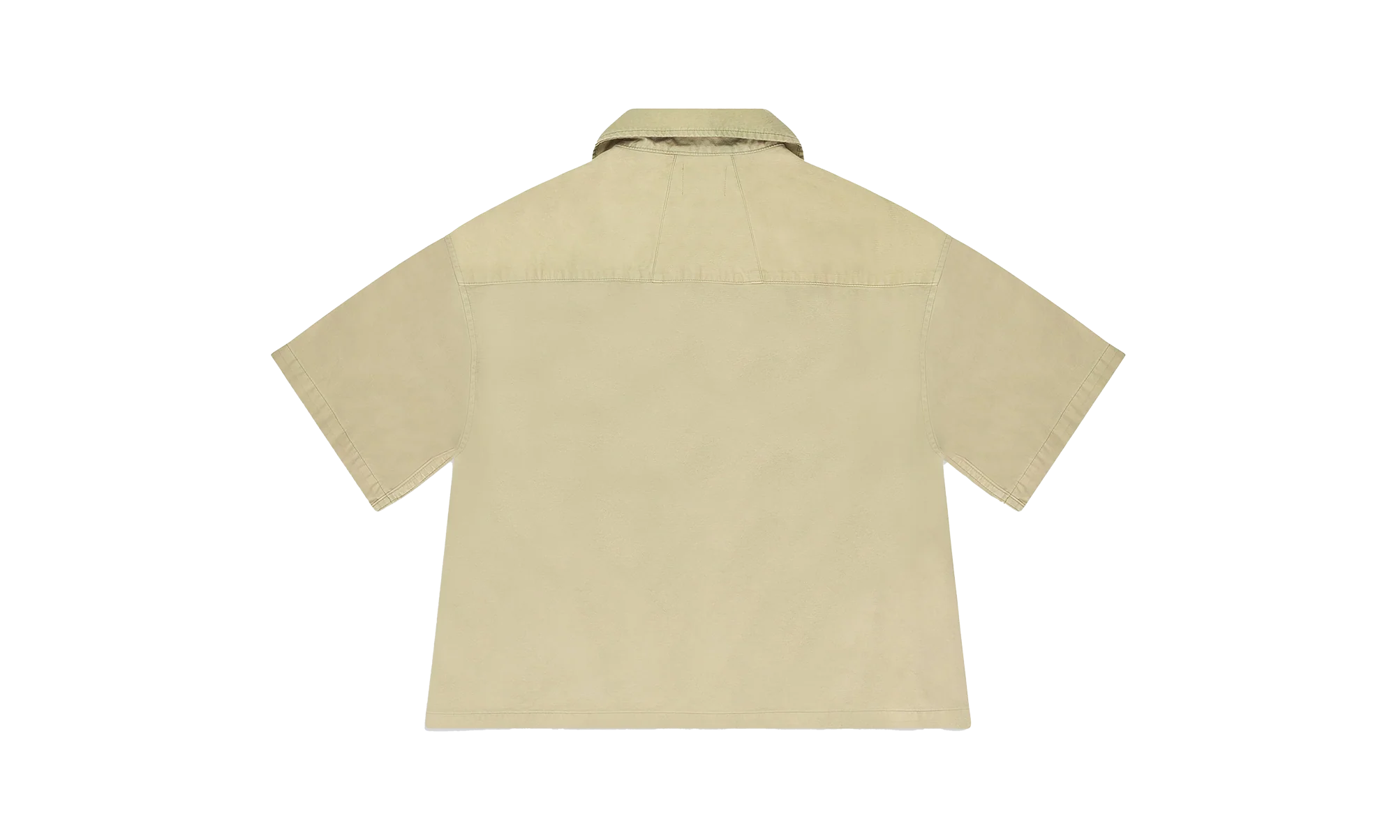 BOXY HALF-ZIP SPRAY BUTTON-DOWN SHIRT "KHAKI" RHSS24SR02320481 KHK - Image 2