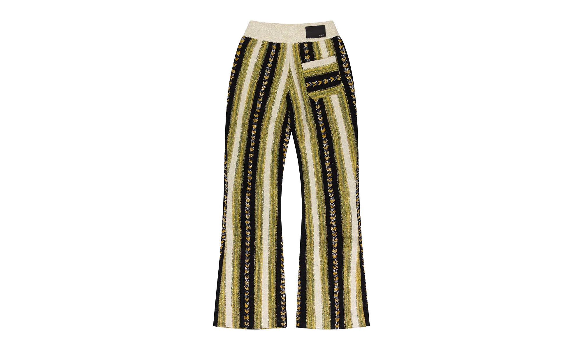 Braided Bandana Stripe Pant "Yellow" SS22MKP001_YELLOW - Image 2