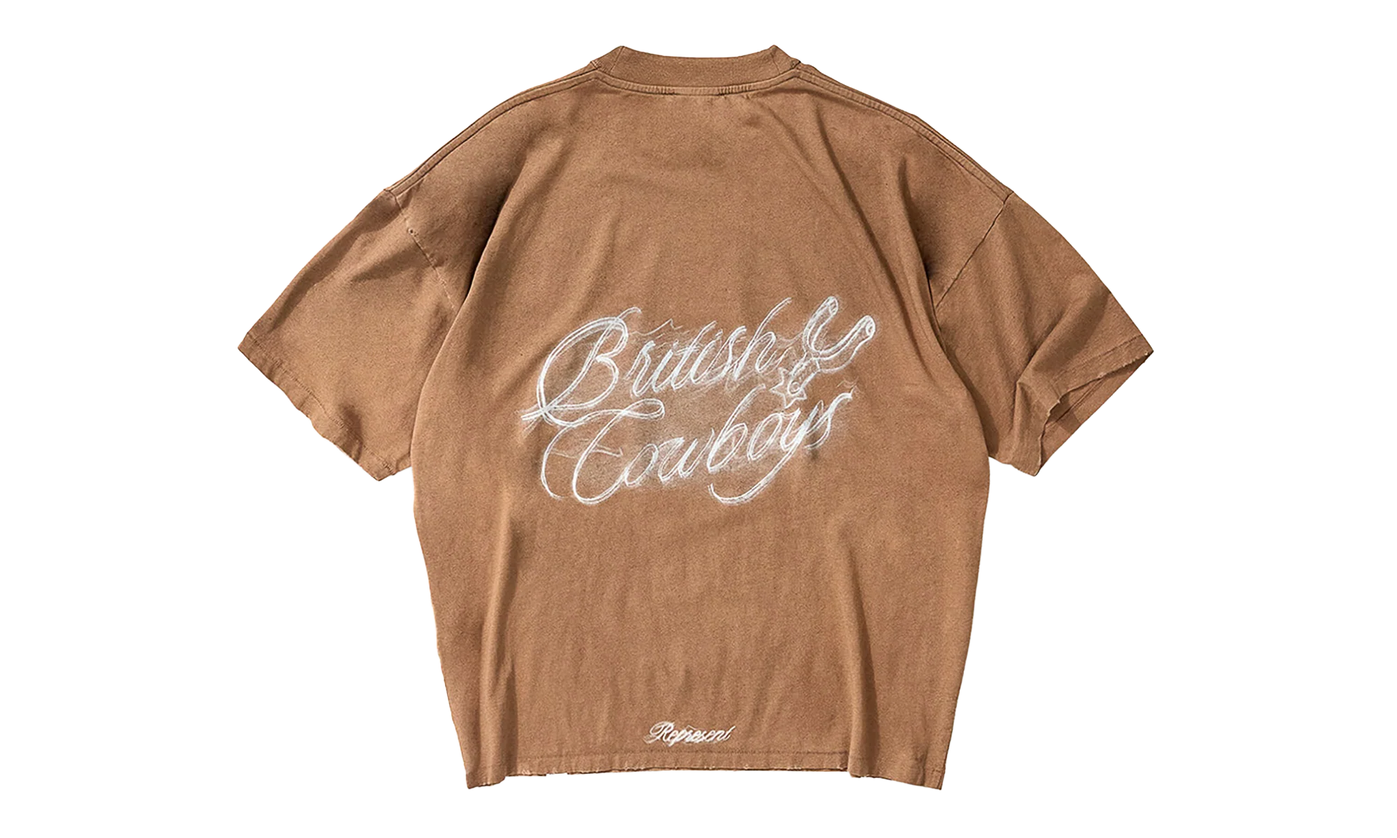 British Cowboys SS Tee "Dusty Brown" MLM100592-DB - Image 2