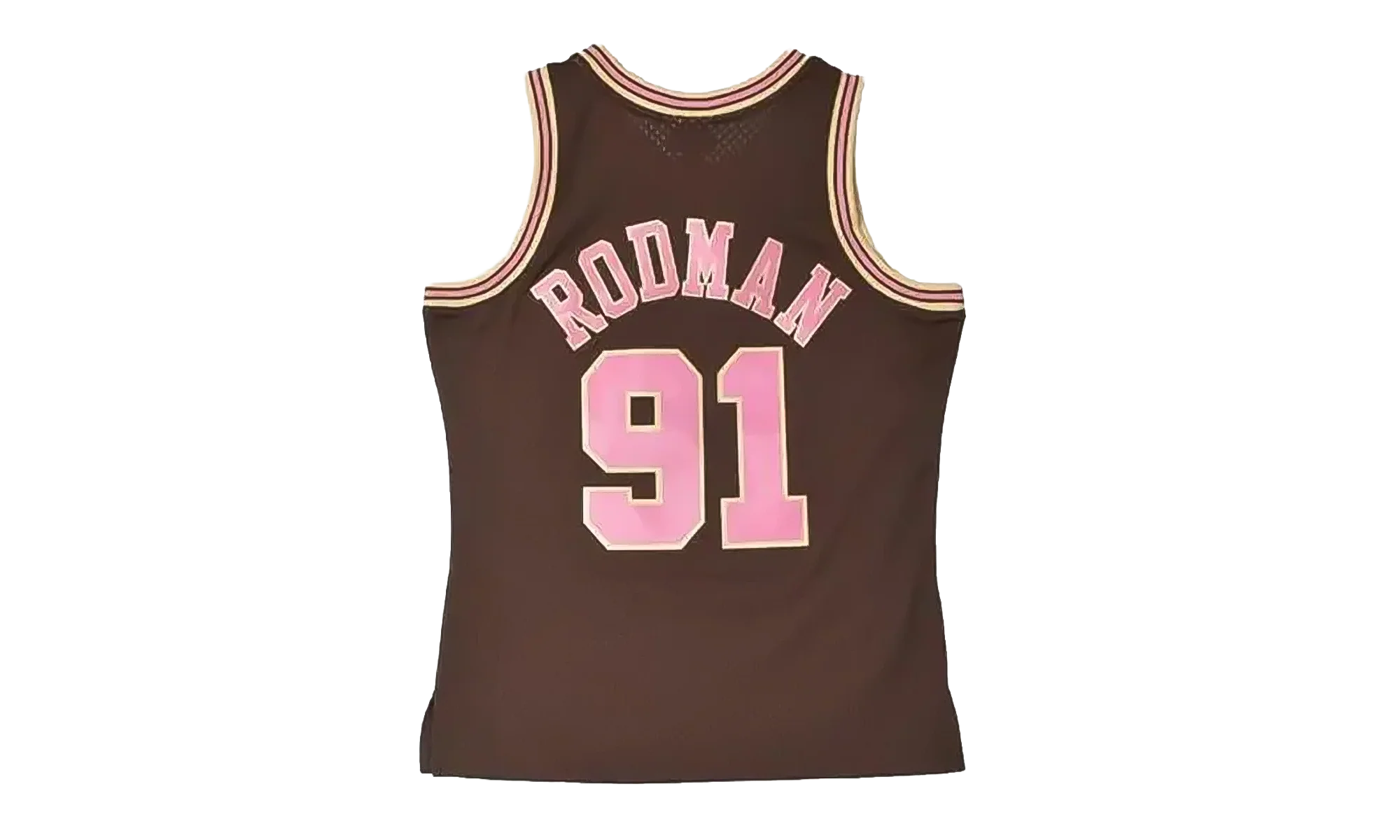 Brown Sugar Bacon Dennis Rodman Swingman Jersey "1997 Chicago Bulls - Brown" TFSM6695 CBU97DRDBROW - Image 2