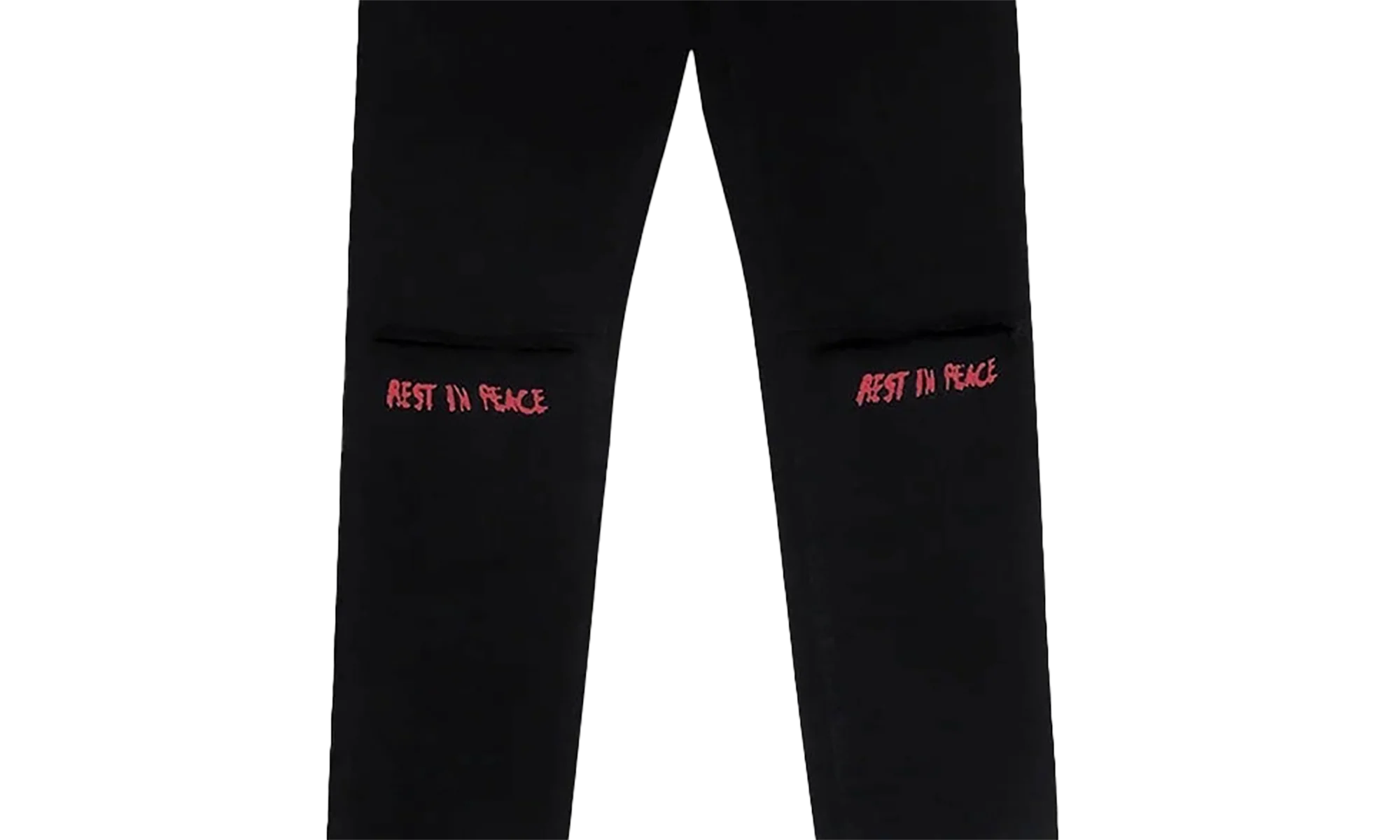 Bryant Skinny Jean "Black Red Rest In Peace" MH24D623 B1205BRRIP - Image 2