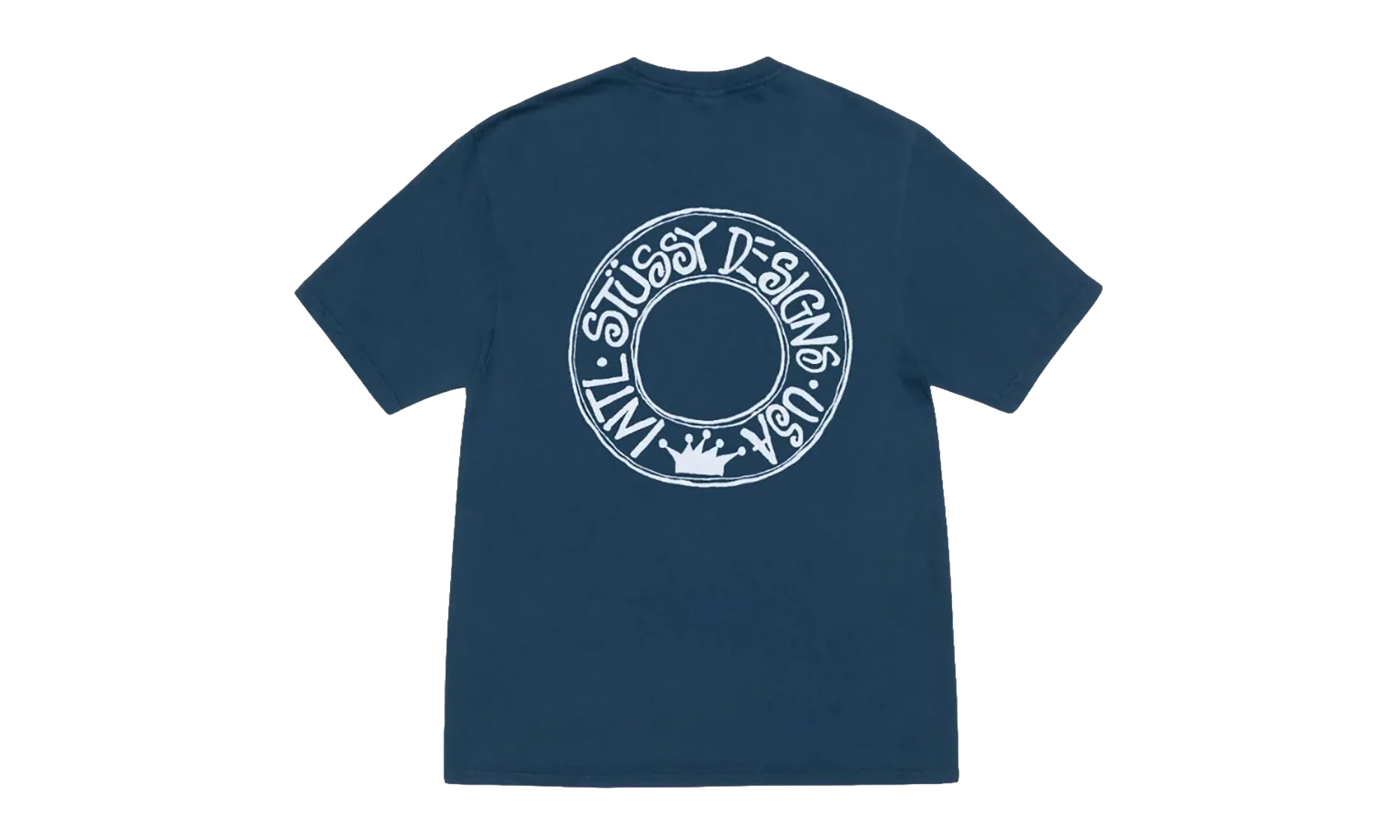 Buana Pigment Dyed Tee "Navy" STUS379 - Image 2