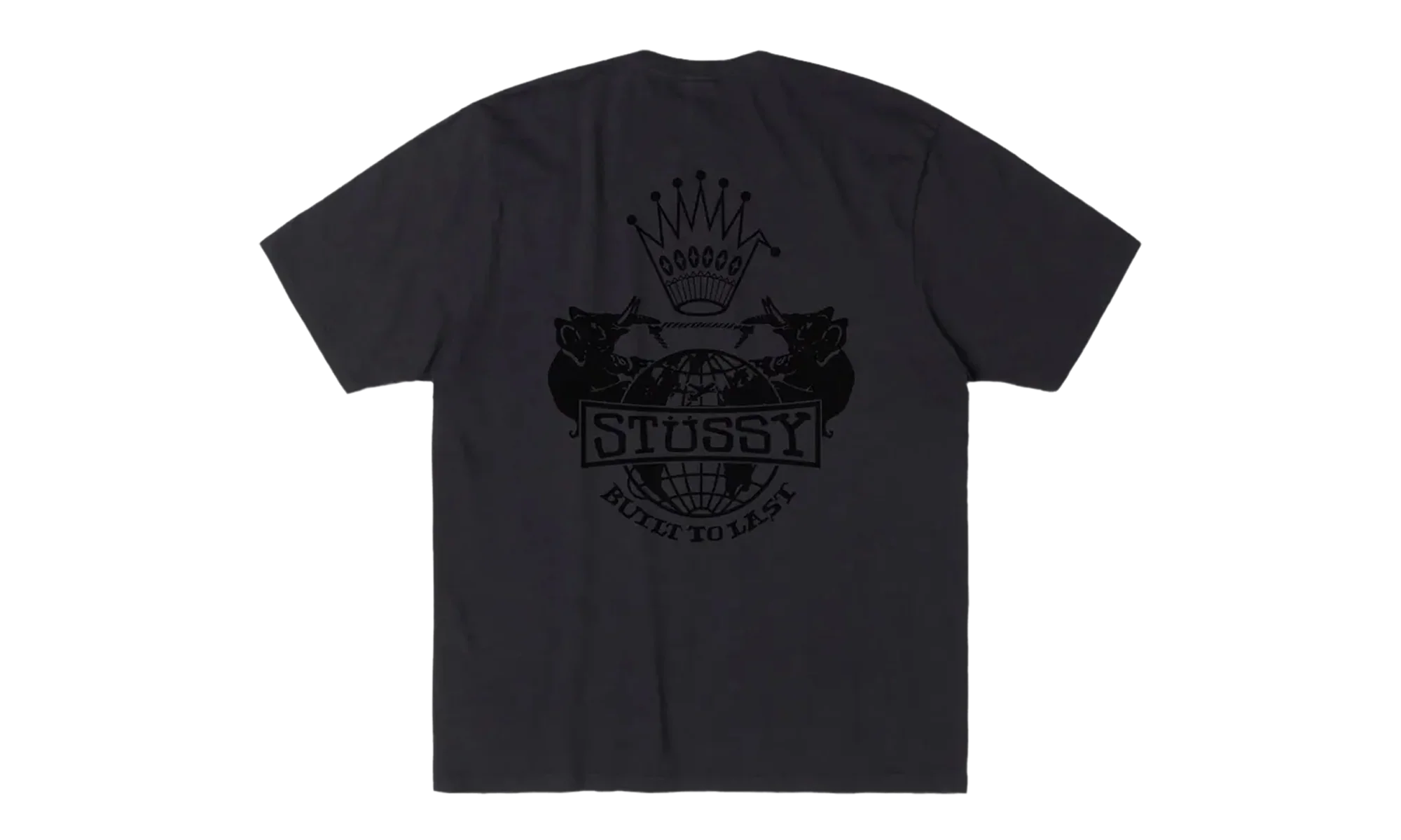 Built To Last Pig Dyed Tee "FADED BLACK" 1905125 FBLA - Image 2