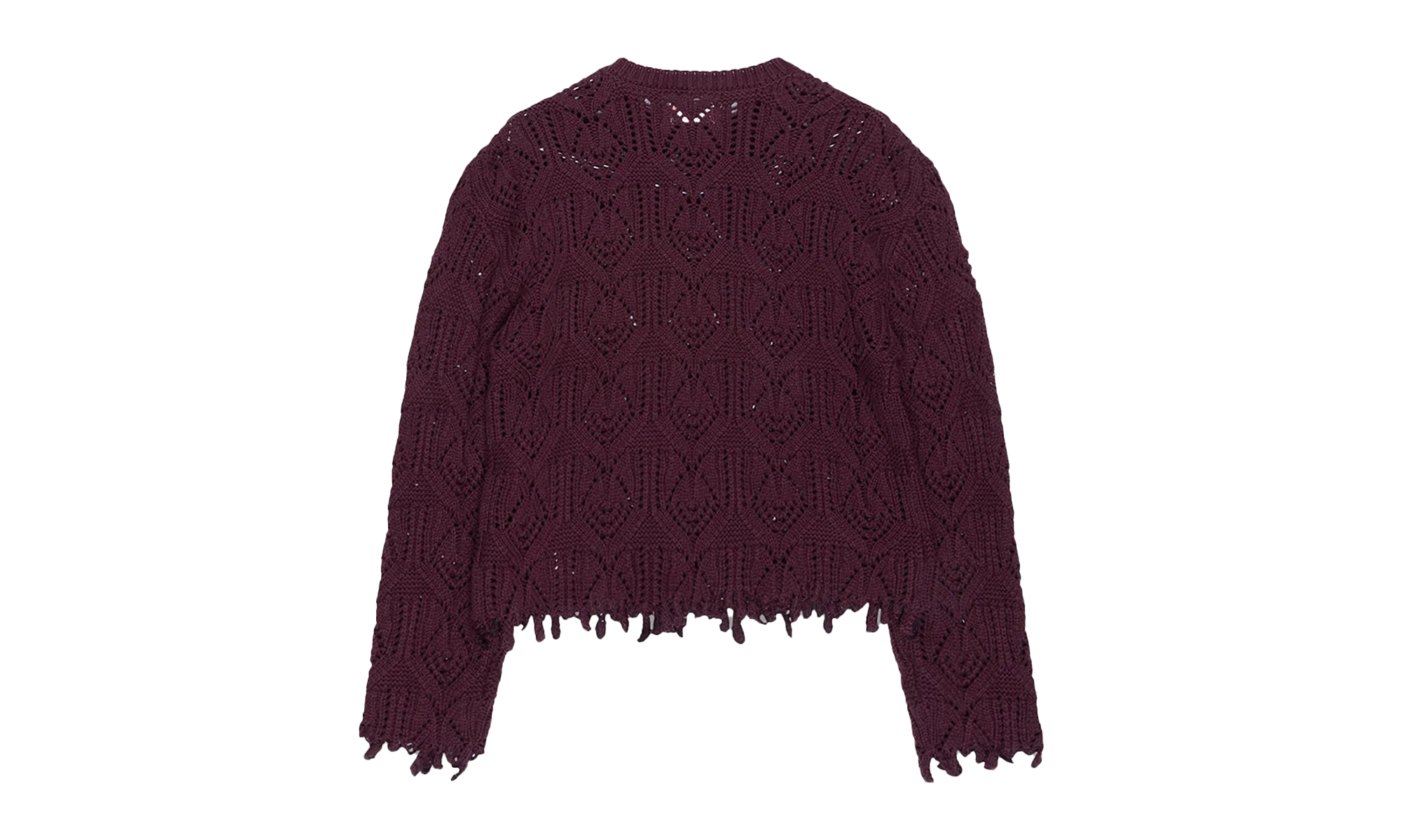 Cable Knit Sweater "Berry" HTG250454 - Image 2