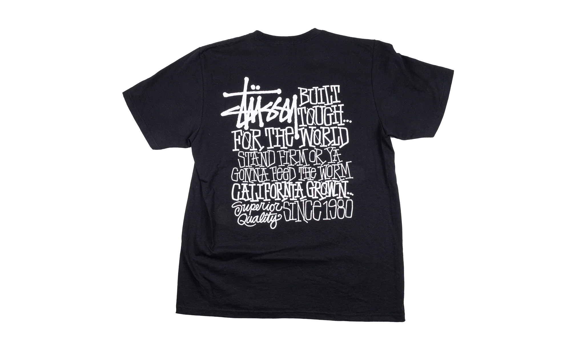California Grown Pigment Dyed Tee "Black" STUS81 - Image 2