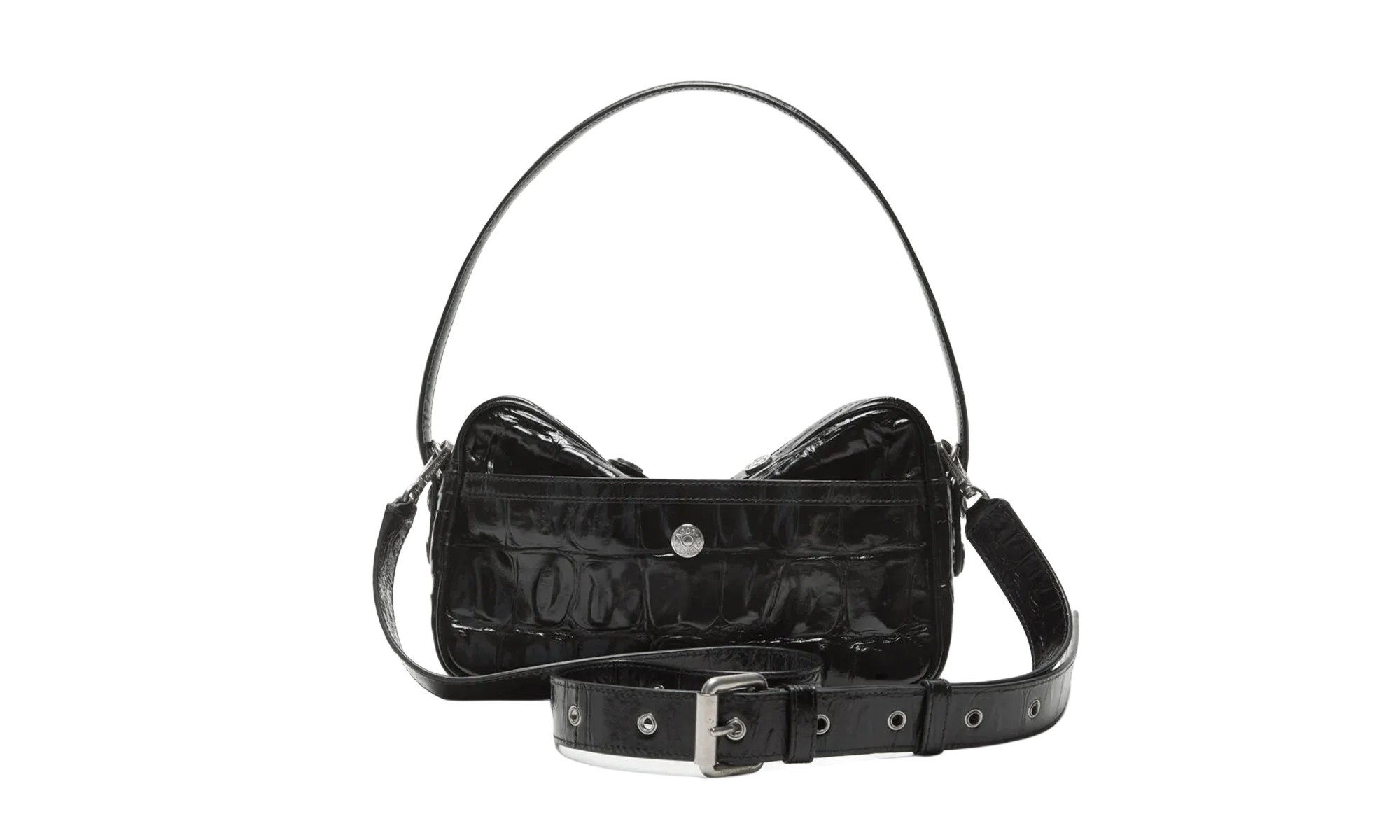 Camero Party Croco Bag "Black" A10447 900 - Image 2