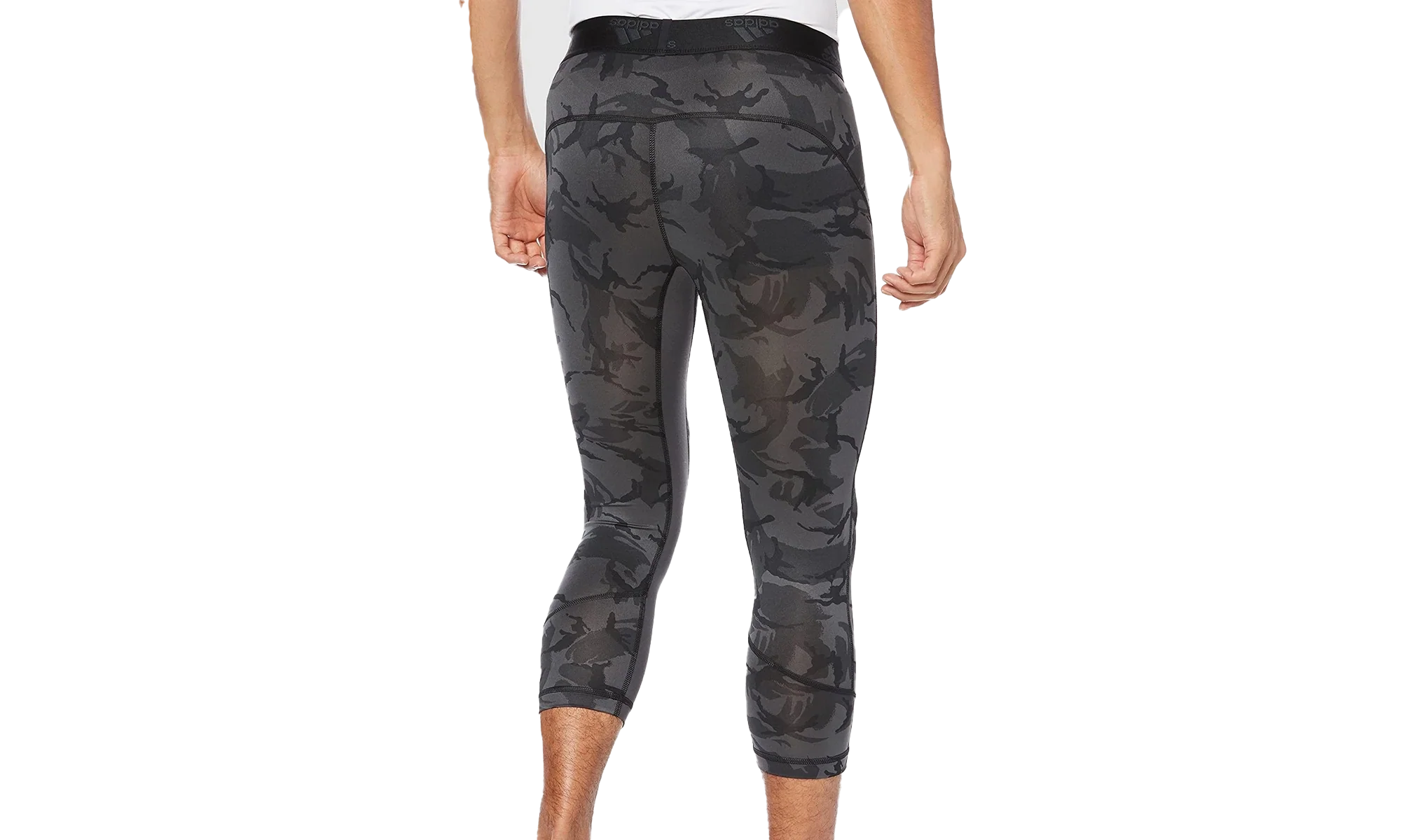 Camo 3/4 Tights "Grey Six" H61590 - Image 2