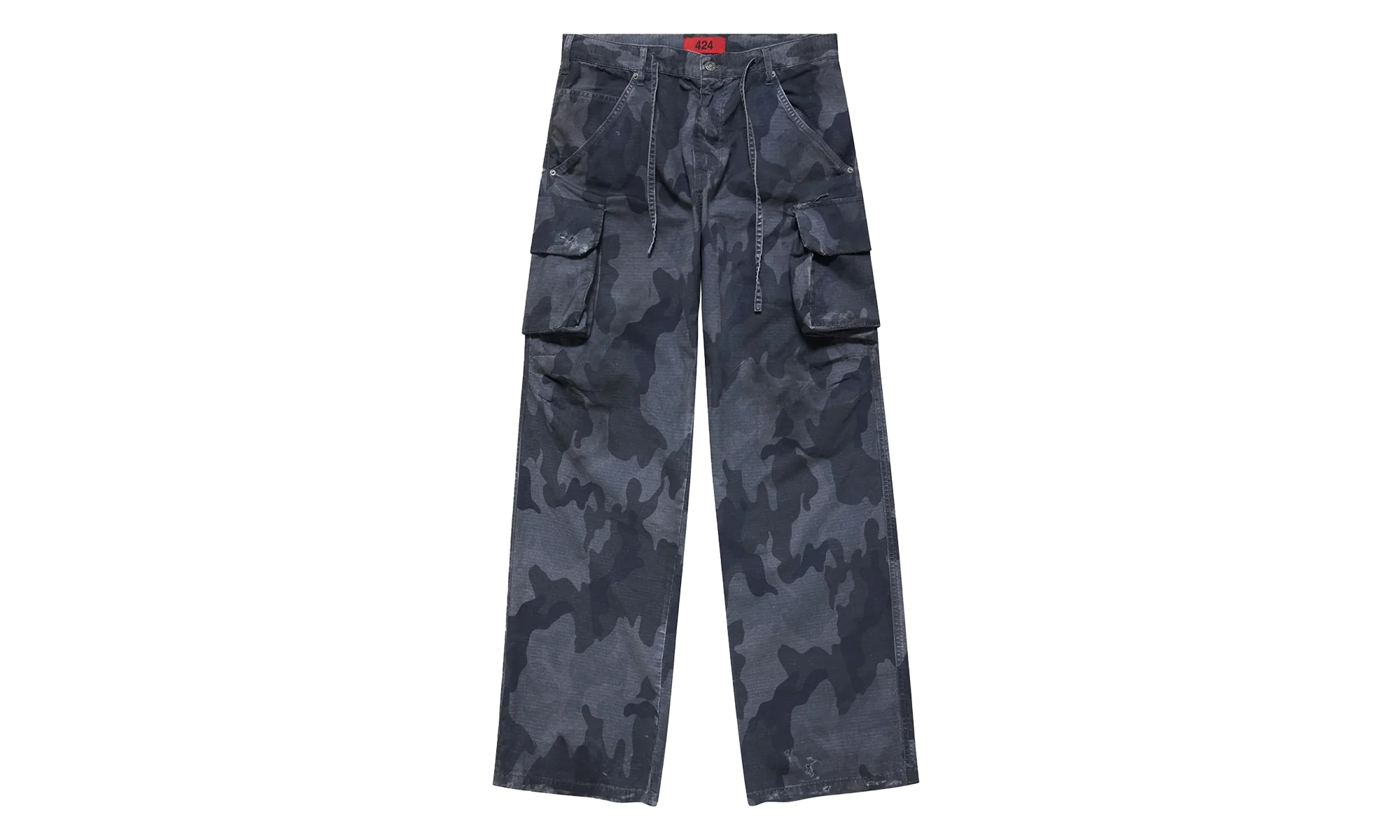 Camo Cargo Pants "Black" FFF5MT38APTF001C99