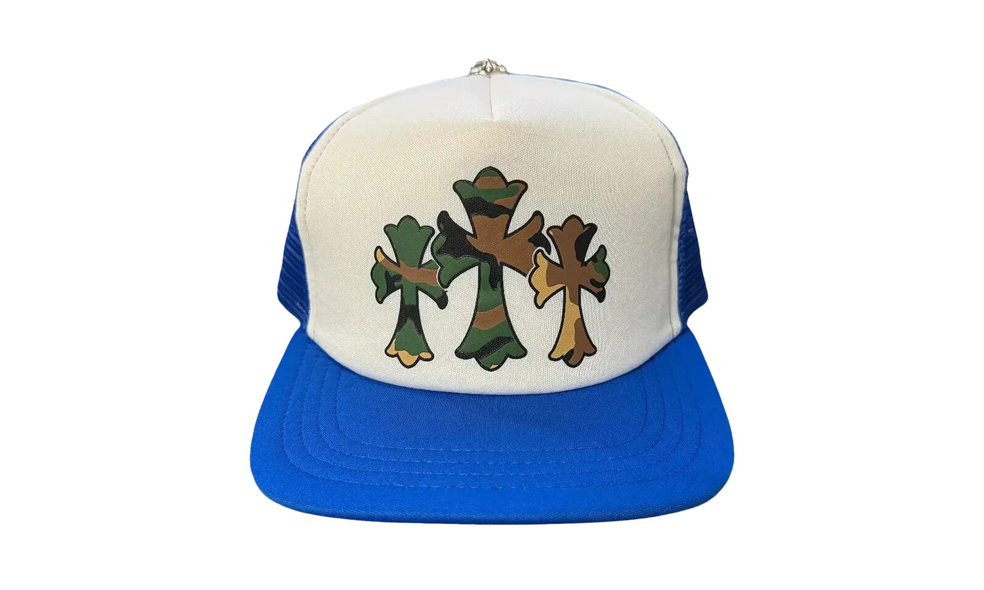 Camo Triple Cross Trucker "Blue / White" CHRM0622