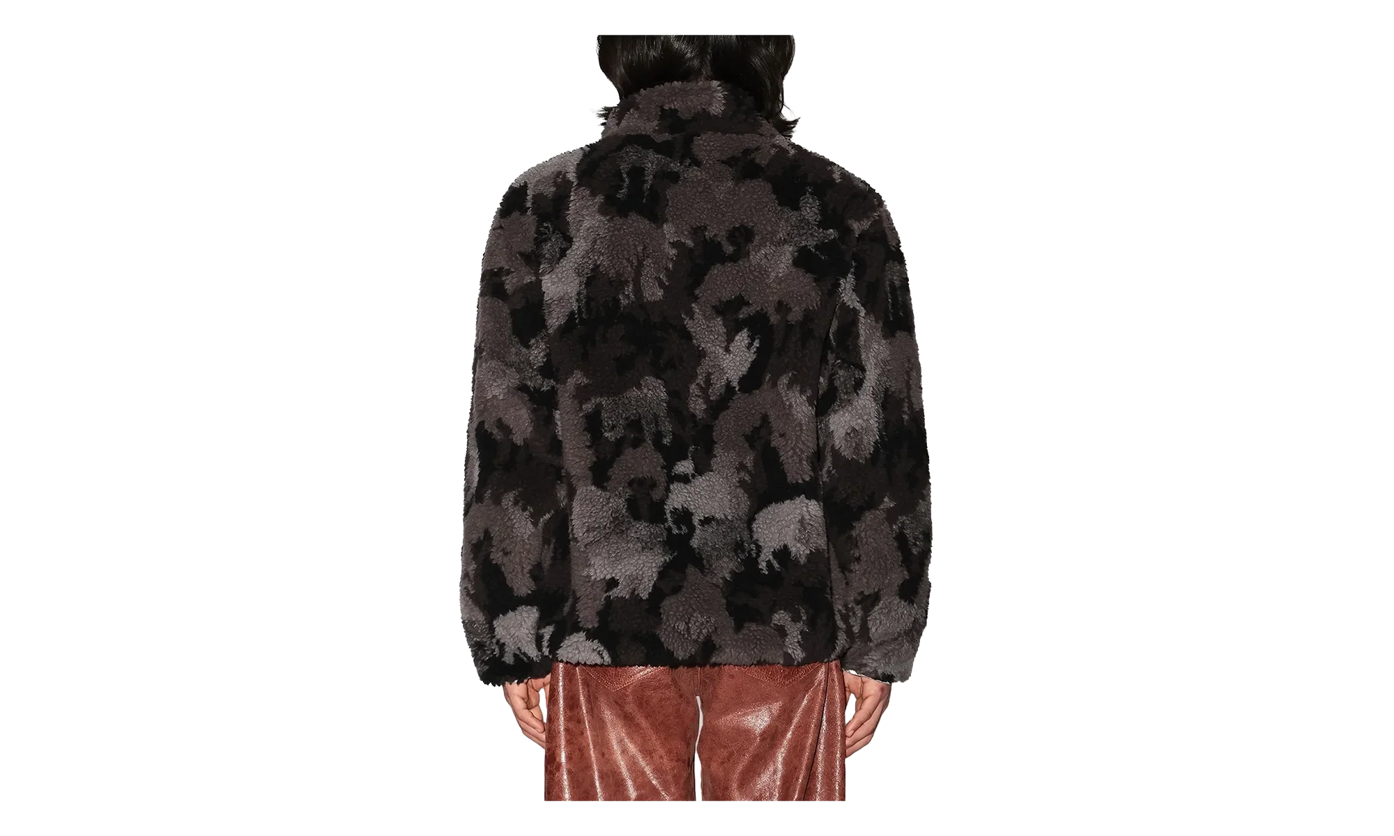 Camouflage Boa Jacket "Grey" 12115651 GREY - Image 2