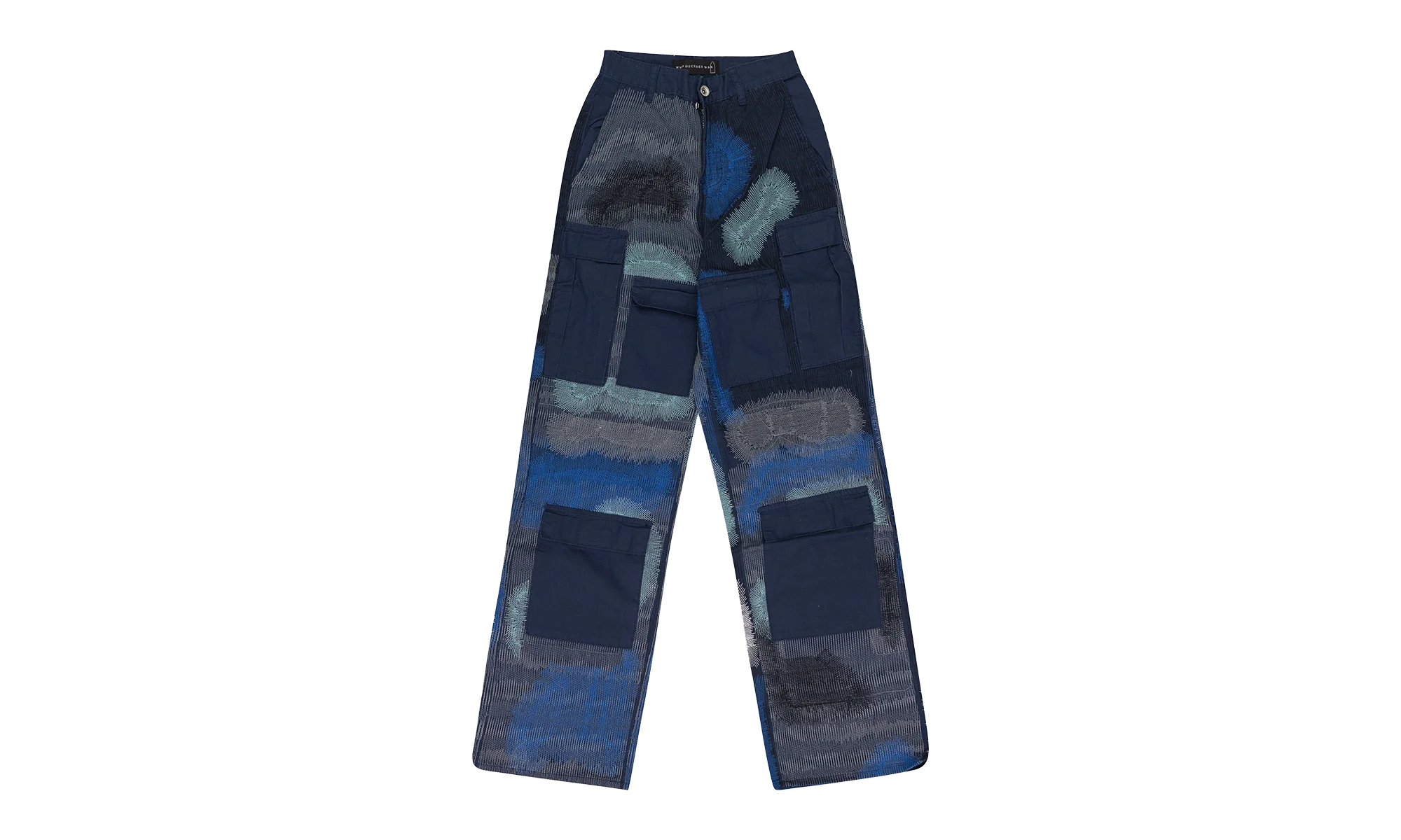 Camouflage Embroidery Pants "Indigo" 11200580010AW23