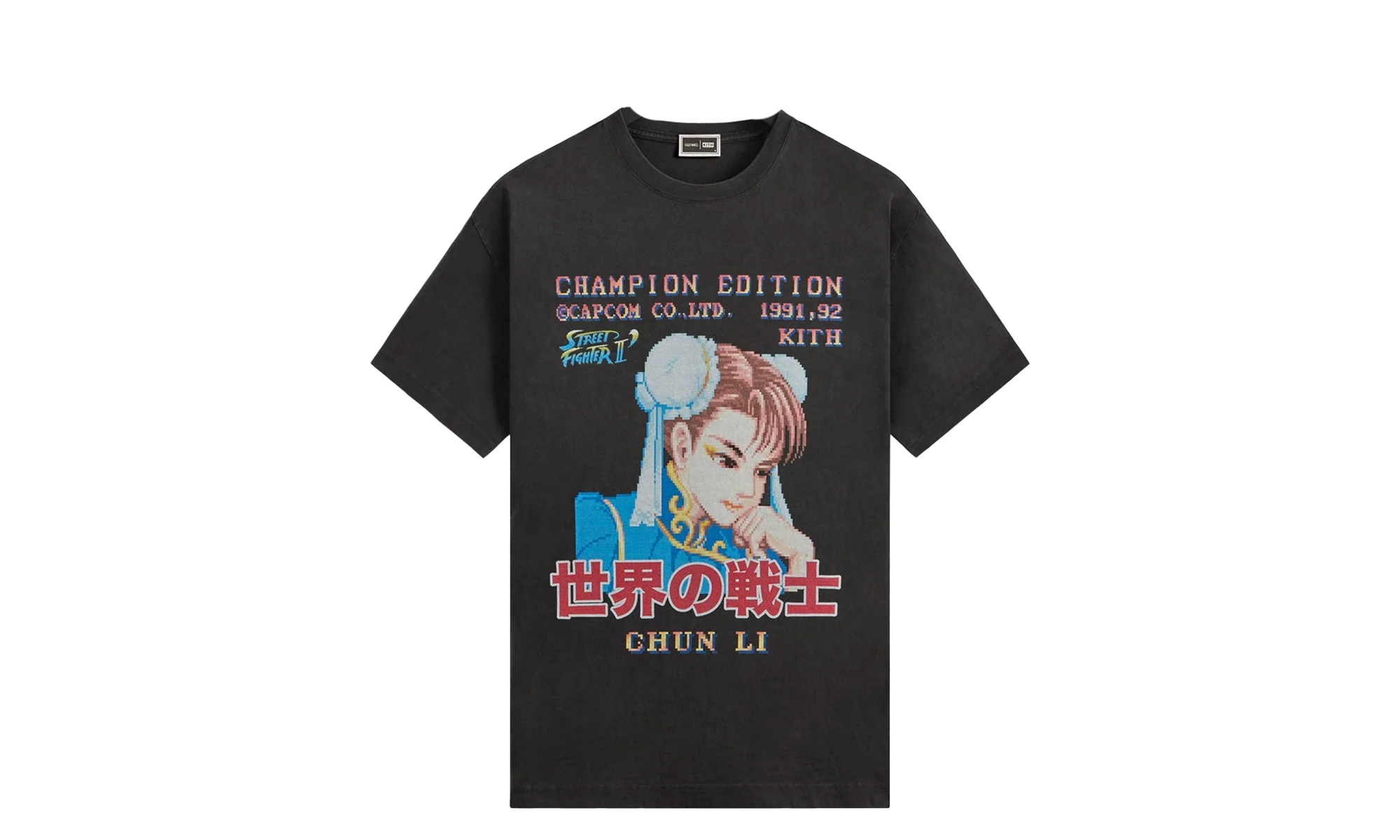 Capcom Chun Li Champion Vintage Tee "Black" KHM034307 001