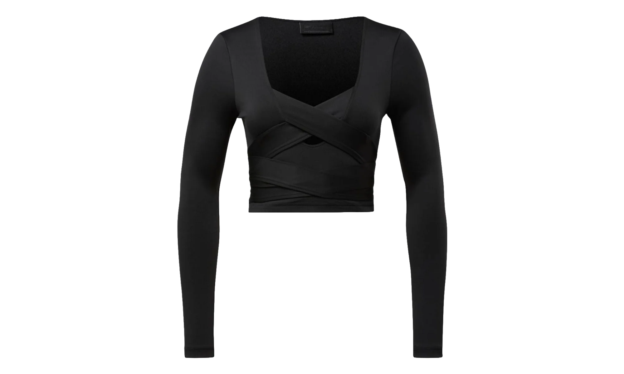 Cardi B Longsleeve Top WMNS "Black" H48419 - Image 2