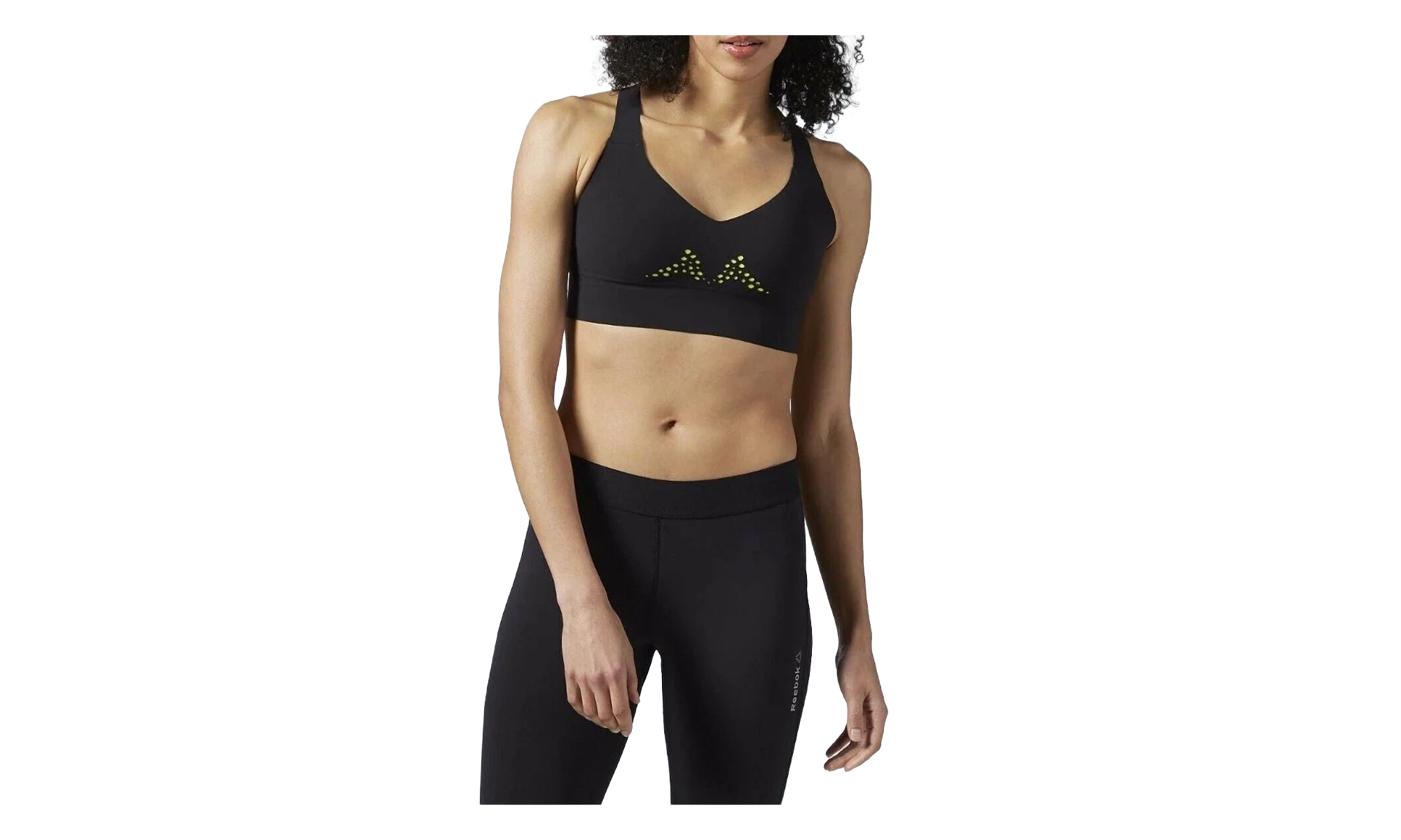 Cardio Reversible Bra WMNS "Black / Heritage Yellow" B43919