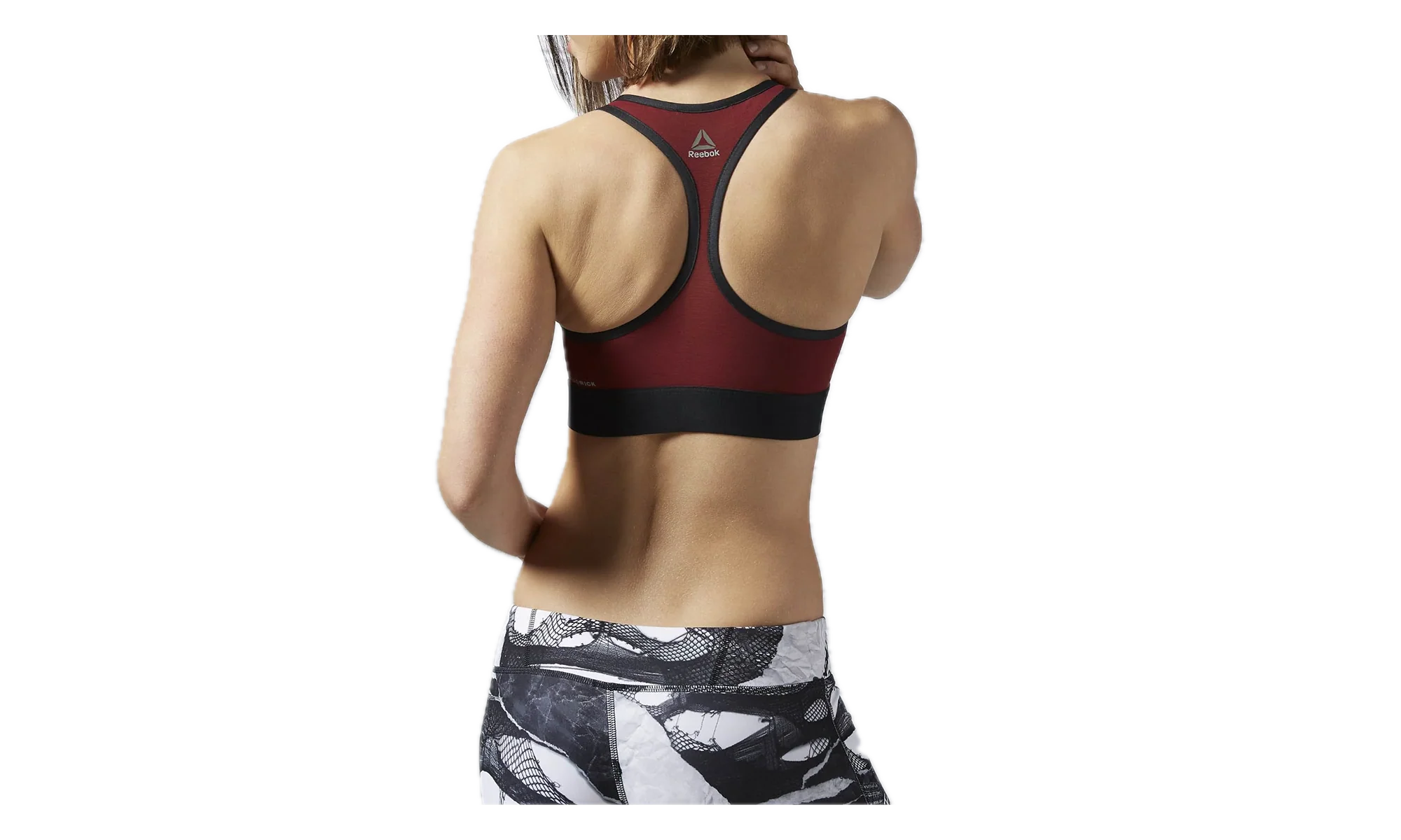 Cardio Zip Bra WMNS "Merlot" AY0877 - Image 2