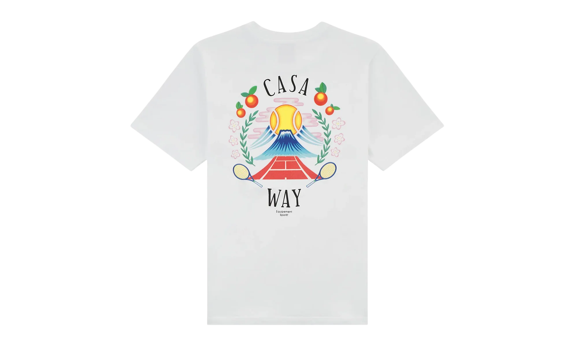 Casa Way Mountain Short Sleeve T-Shirt "White" MPF25 JTS 001 08 WHIT - Image 2