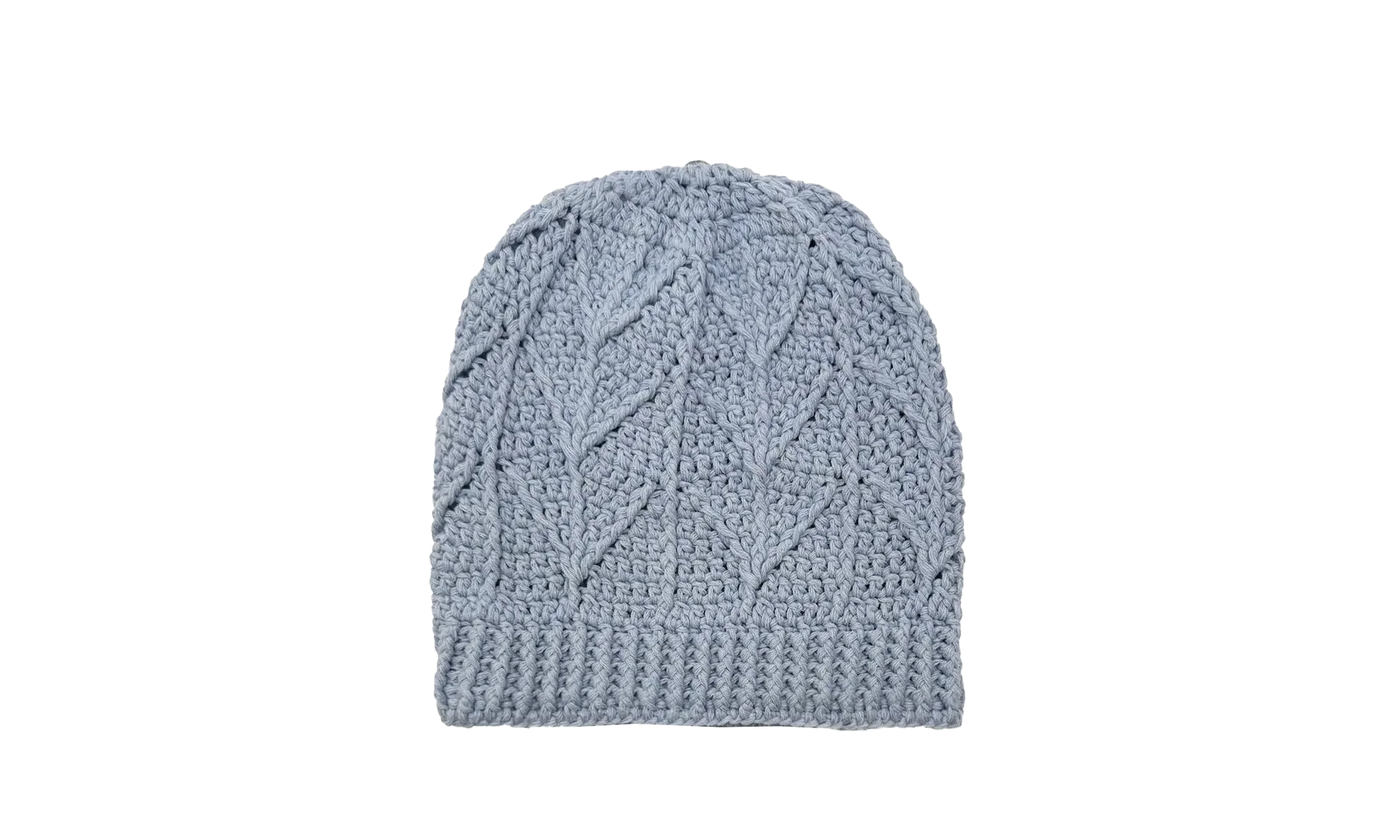 Cashmere Star Patch Beanie "Baby Blue" CHRM0399 - Image 2
