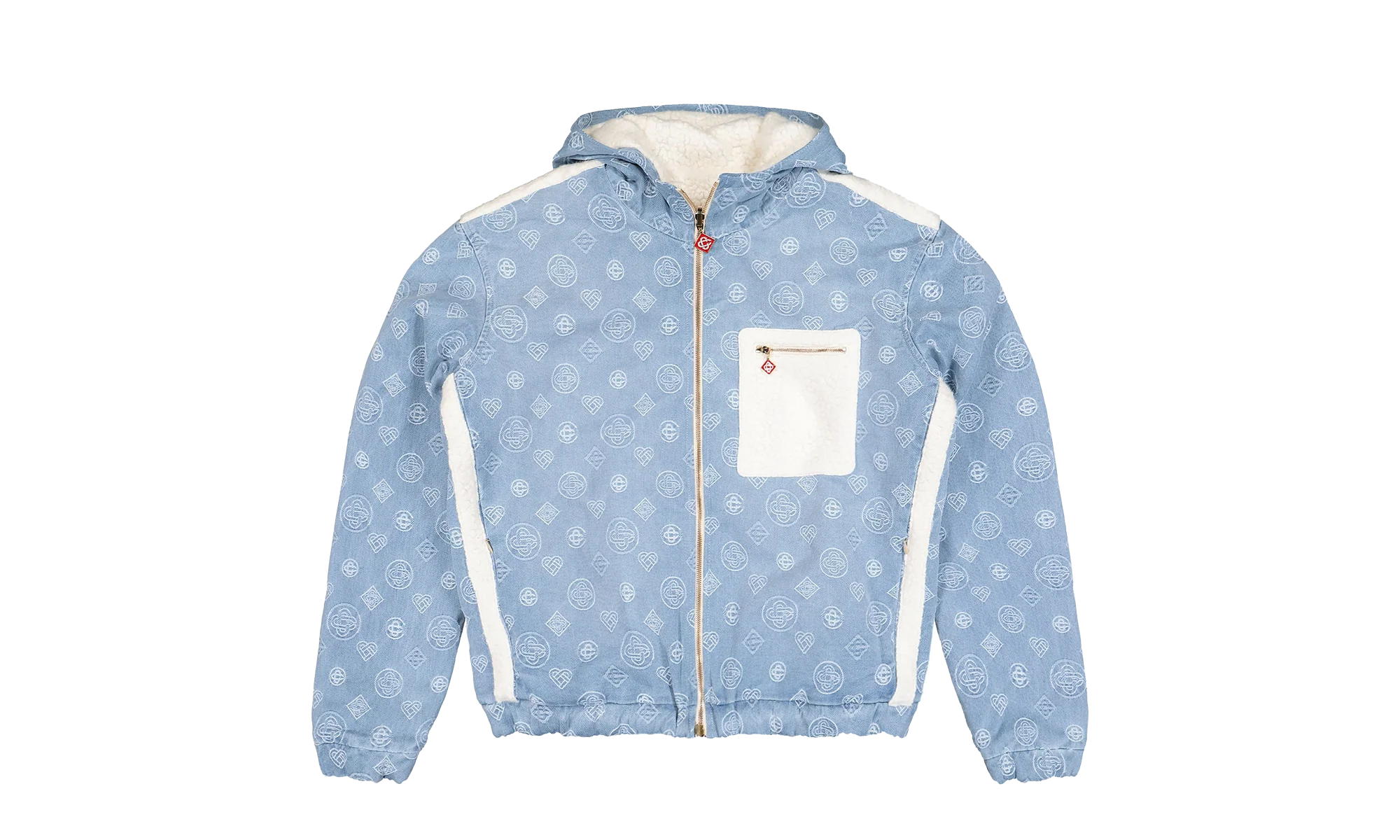 CASHMERE TERRY/ DENIM REVERSIBLE JACKET "Blue" M AW25 JTP 429 01