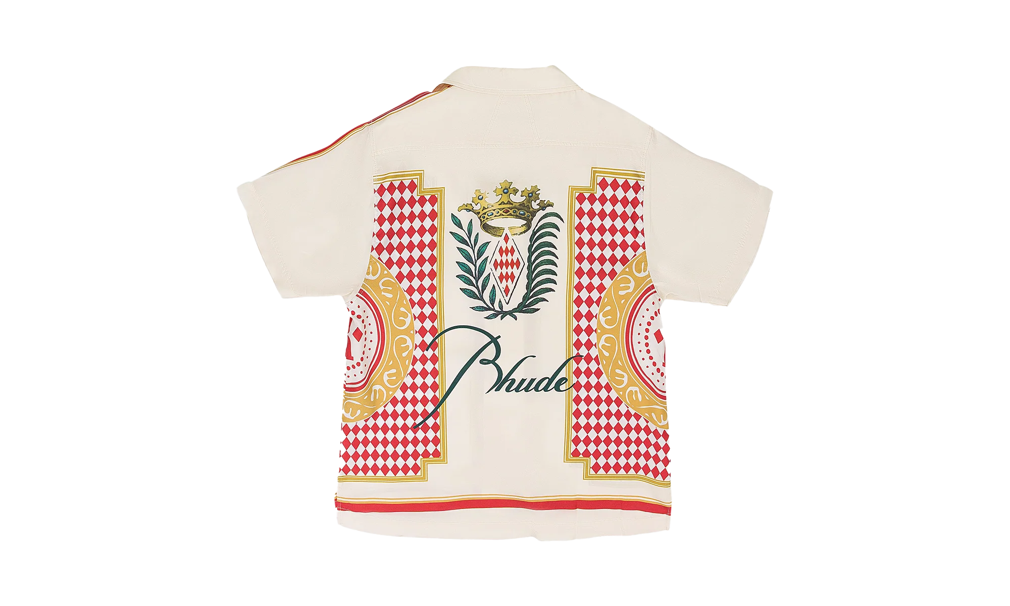 CASINO BUTTON-DOWN SHIRT "CREAM" RHSS22TT04092567 CRM - Image 2