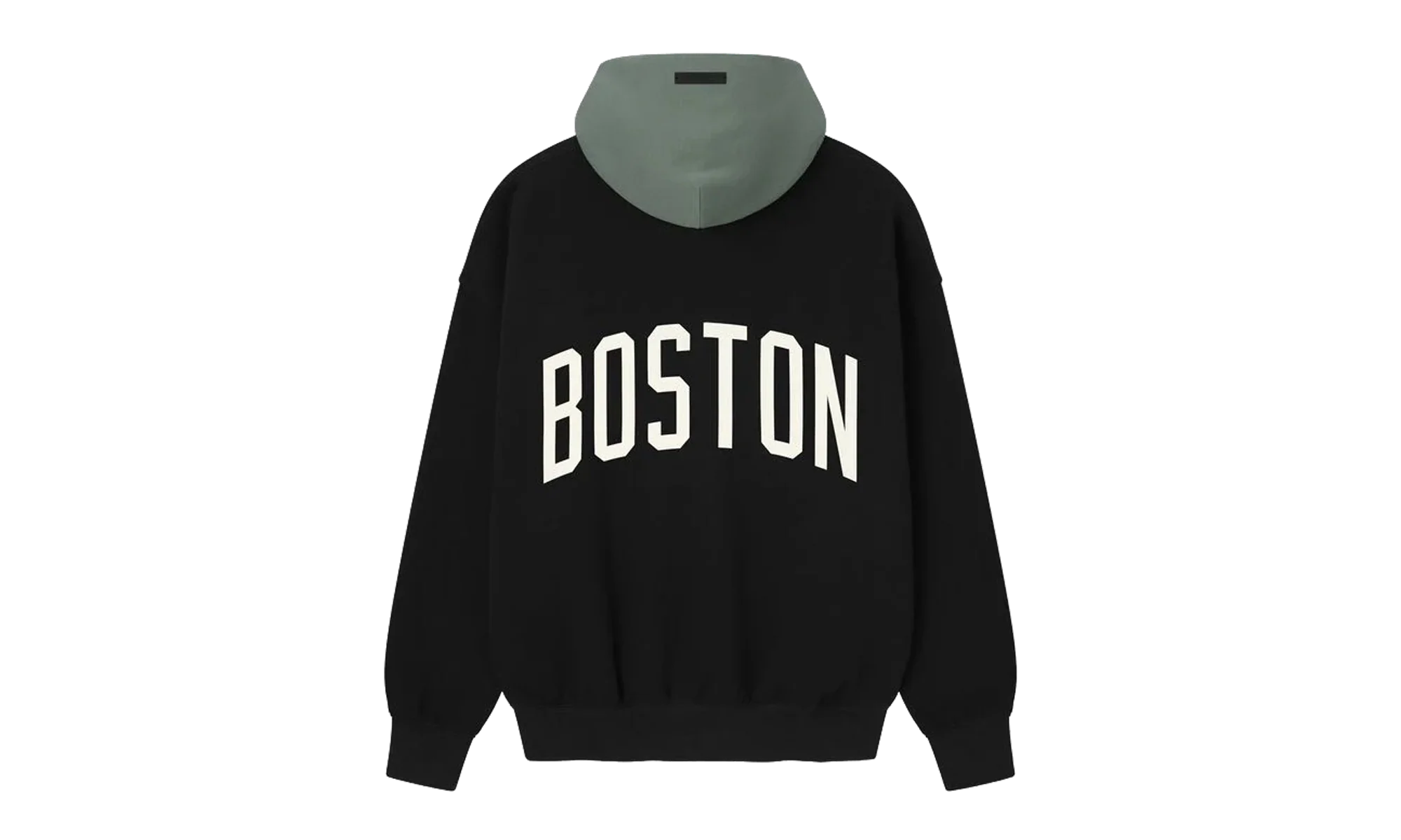 CELTICS SPORTS FIT HOODIE "BLACK / BALSAM GREEN" 192NB256407F - Image 2