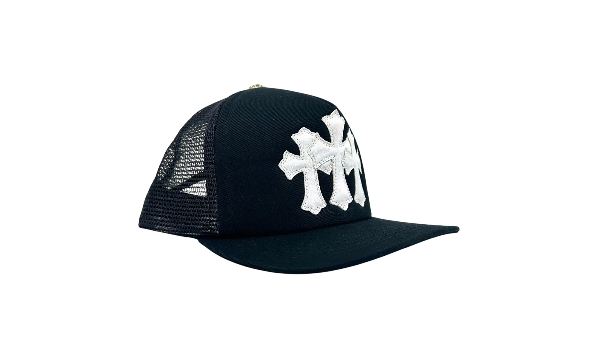 Cemetary Cross CH Trucker Hat "Black/White" CHRM0633 - Image 2