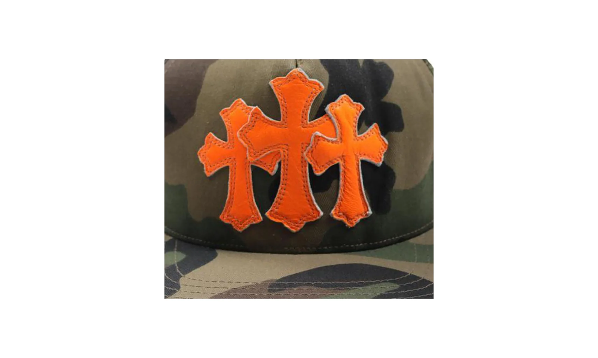 Cemetery Trucker Hat "Camo / Orange" CHRM0715 - Image 2