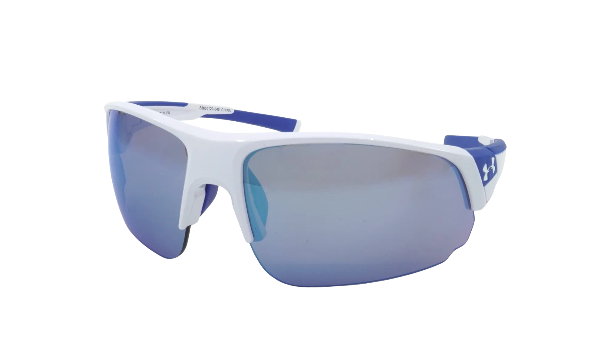 Changeup Dual Sunglasses "Gray Mirror - Shiny White / Royal Blue" S8650129 045 - Image 2