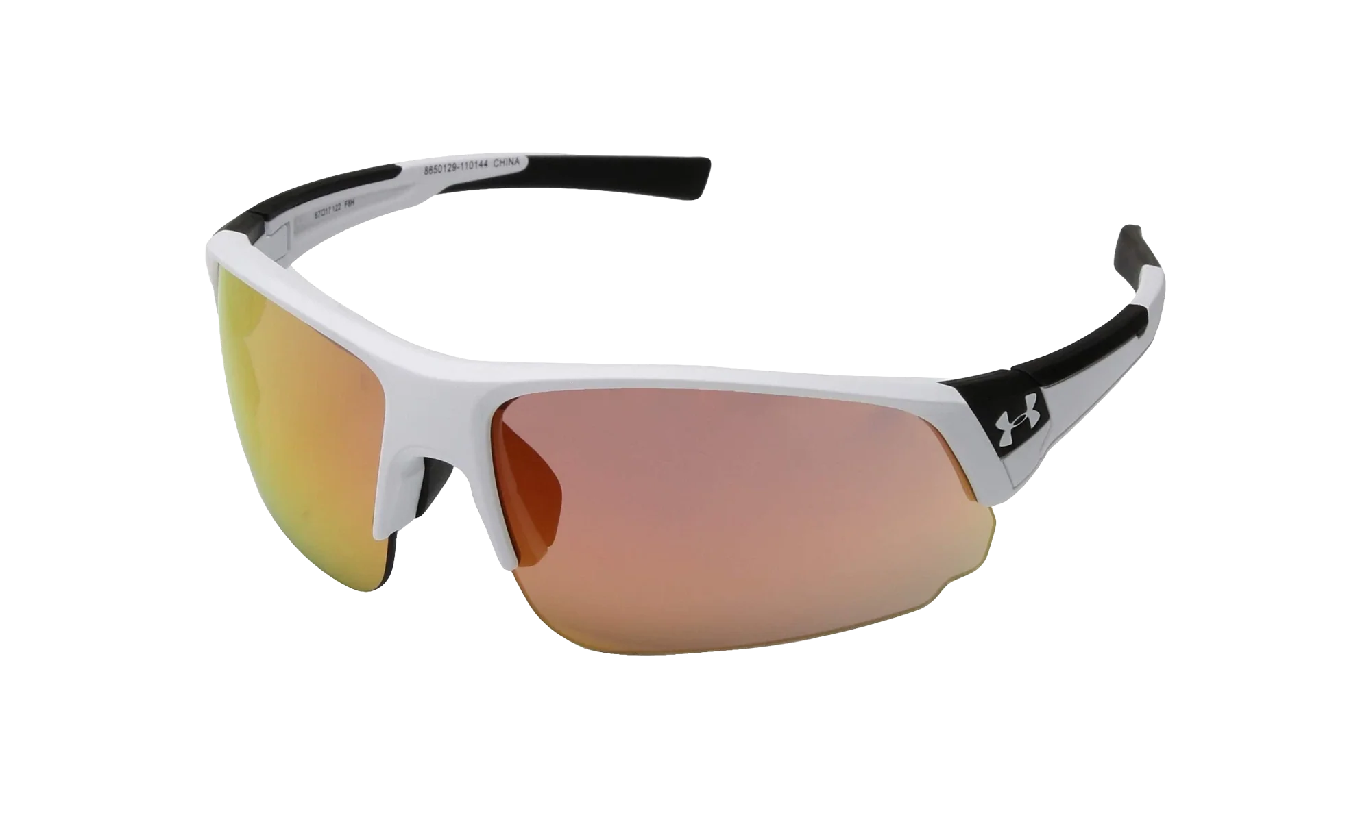 Changeup Dual Sunglasses "Orange Baseball Tuned - Satin White" 8650129 110144 - Image 2