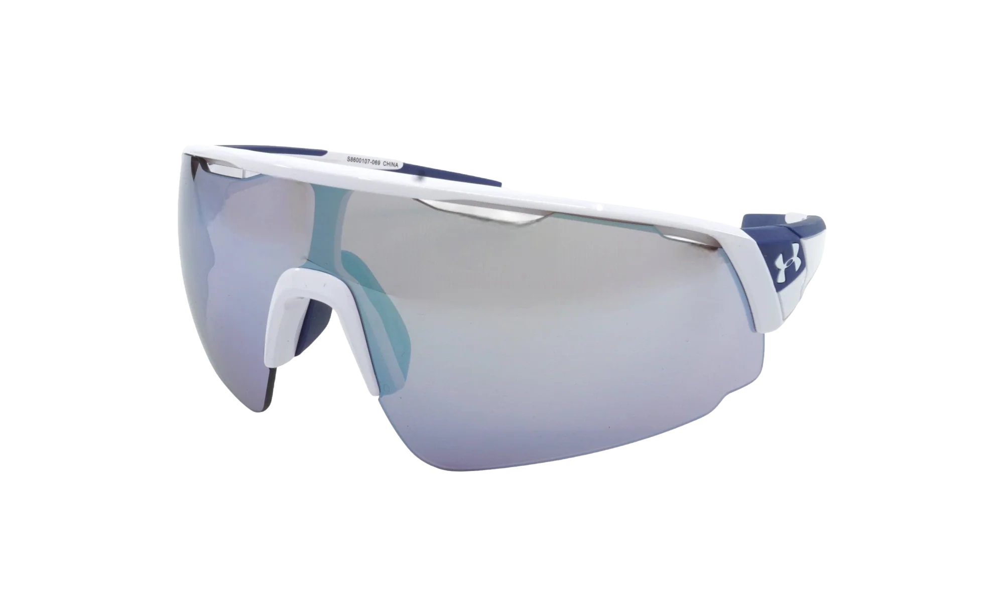 Changeup Sunglasses "Gray Mirror - Shiny White / Navy" S8600107 069 - Image 2