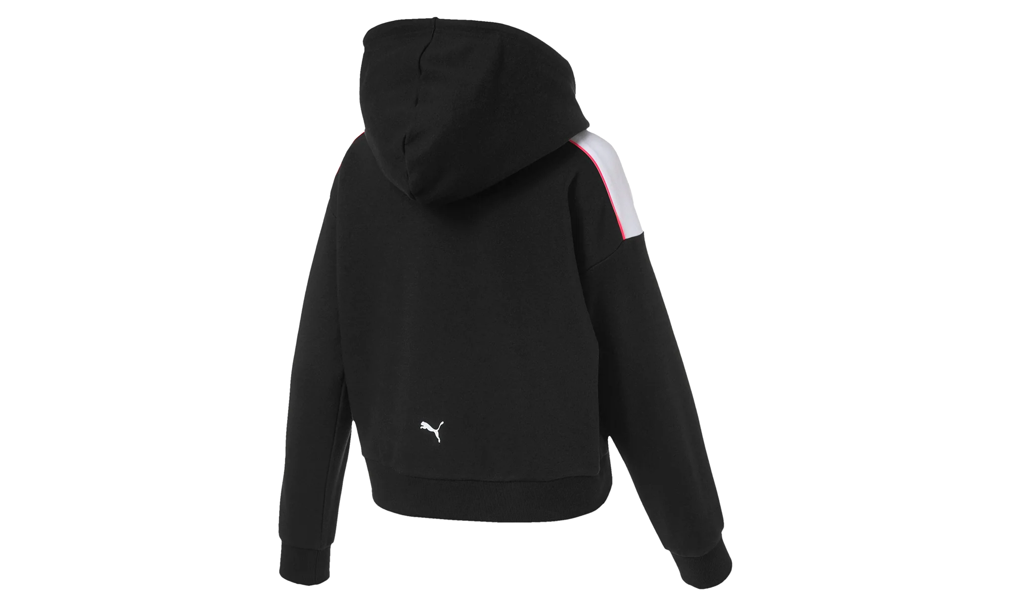 CHASE CROPPED FULL ZIP HOODY WMNS "Puma Black" 595744 01 - Image 2
