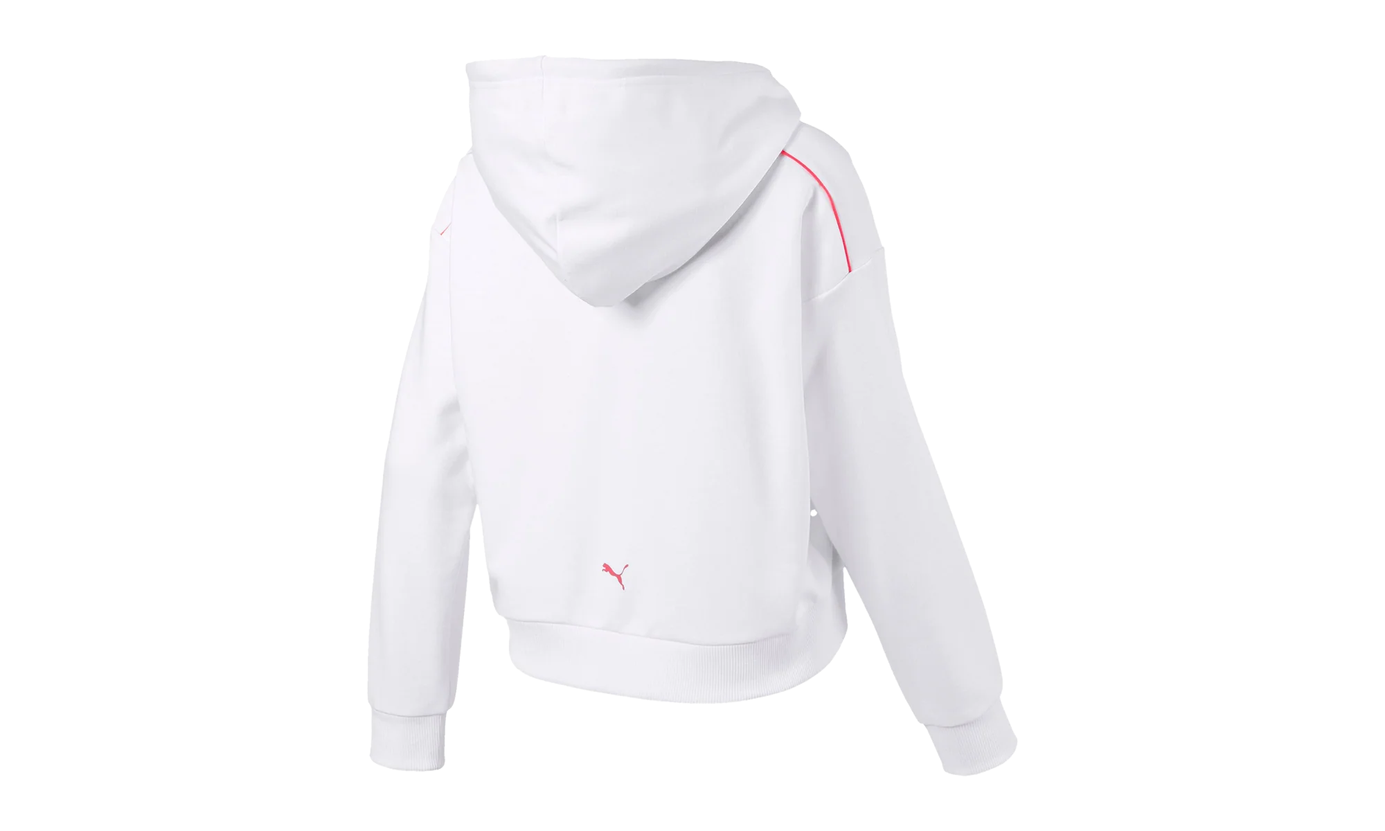 CHASE CROPPED FULL ZIP HOODY WMNS "Puma White" 595744 02 - Image 2
