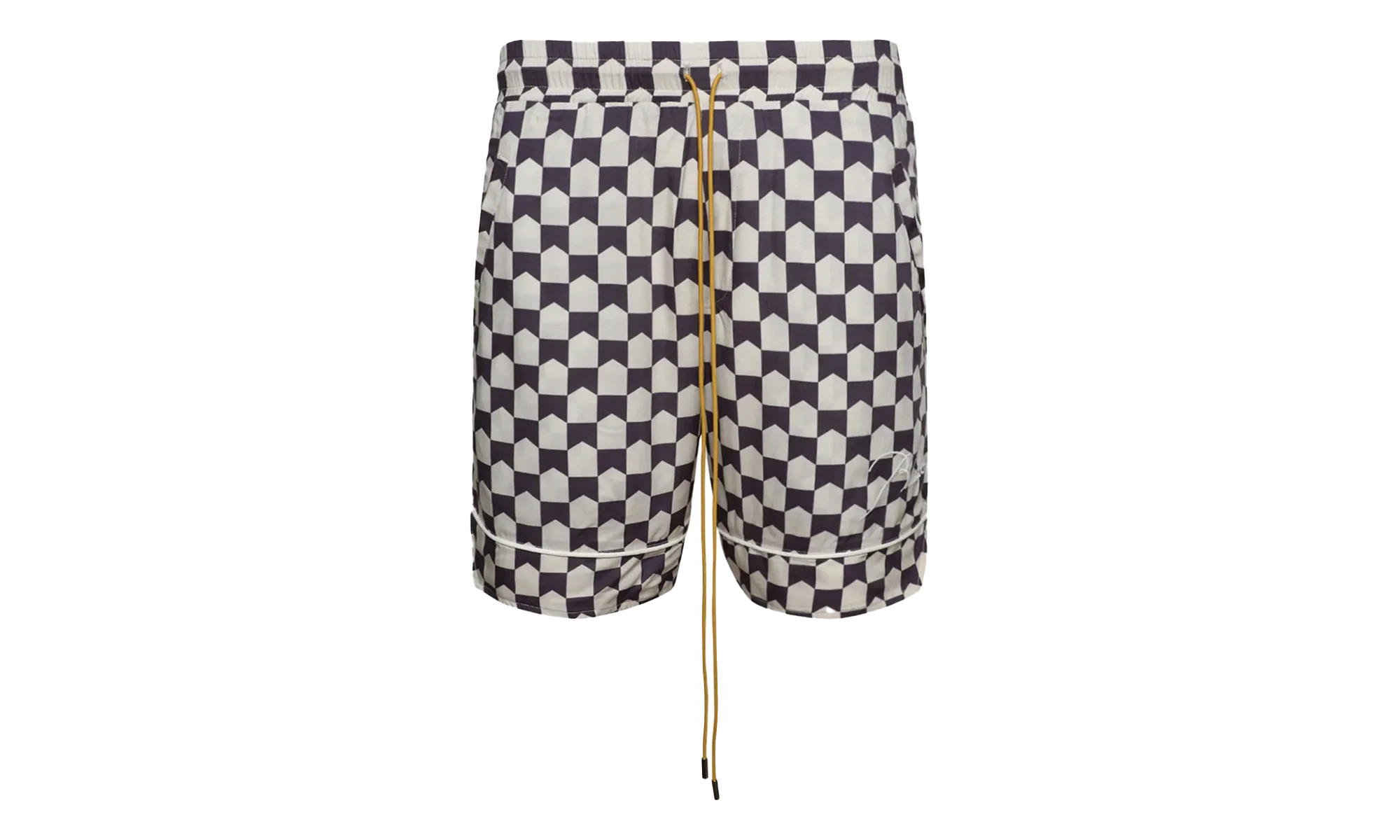 Checkered Pj Shorts "White" RHPS24SH02071141
